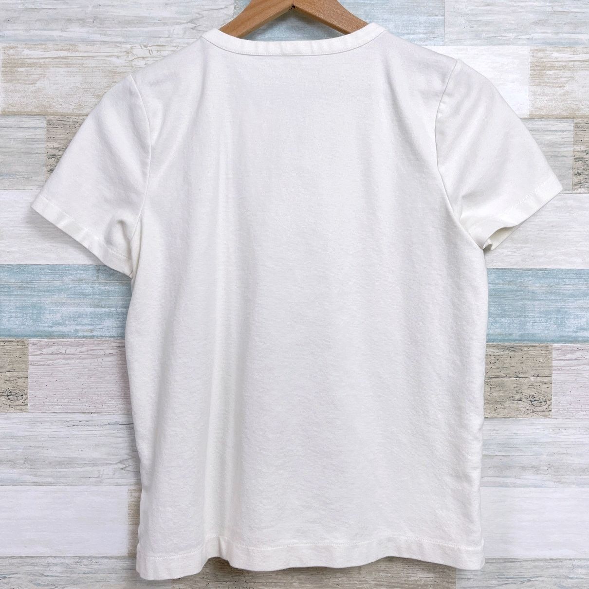 J.Crew J Crew Lace Up Boxy Tee Ivory Off White Short Sleeve XS Size XS / US 0-2 / IT 36-38 - 4 Thumbnail