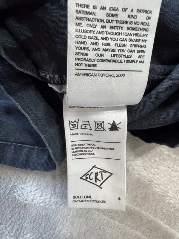 SCRT SCRT Stay Creative Co. Shirt Jacket Navy size L Size US L / EU 52-54 / 3 - 10 Thumbnail