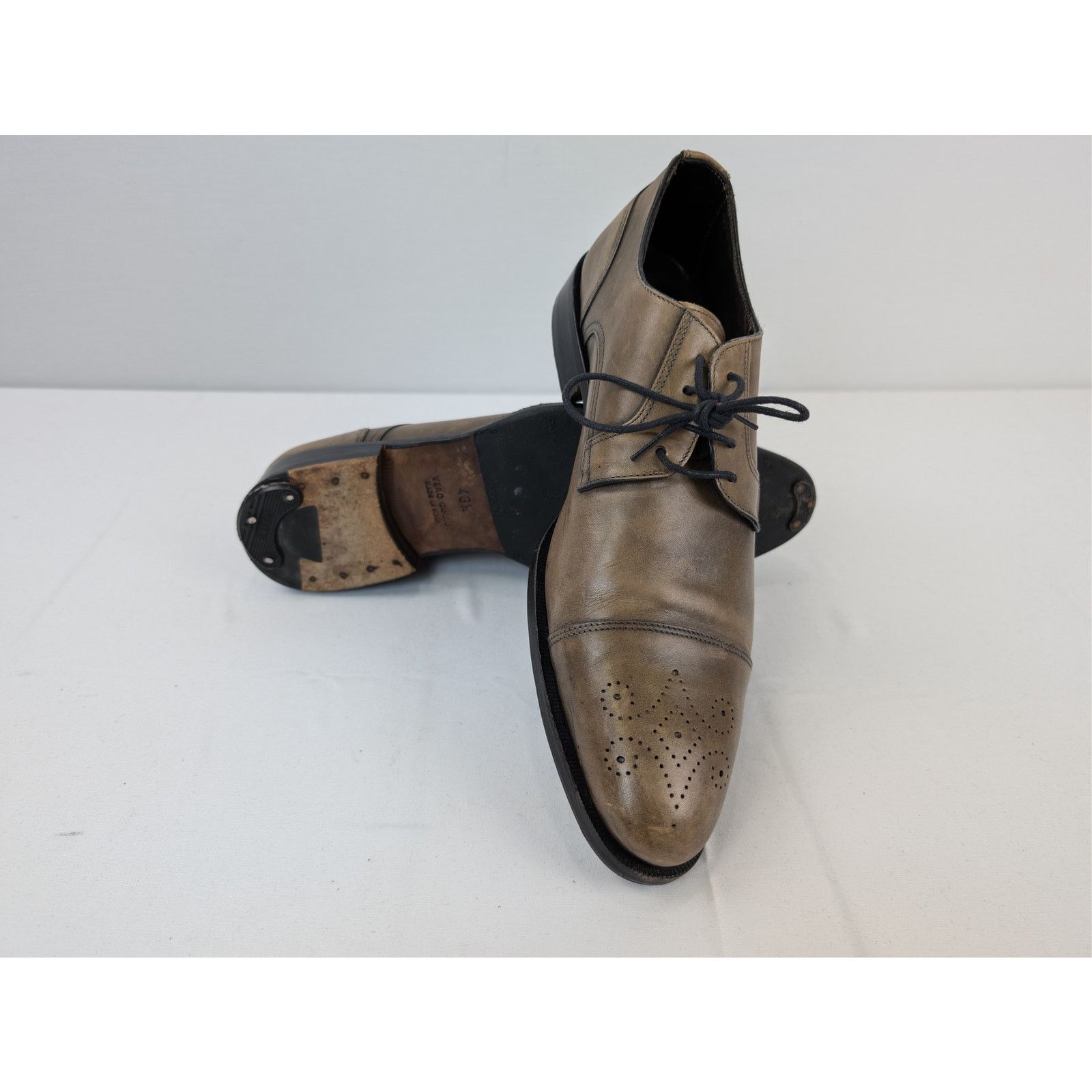 David Eden o1rshd1 CC20 Leather Shoe Boots in Beige Size US 10.5 / EU 43-44 - 13 Thumbnail