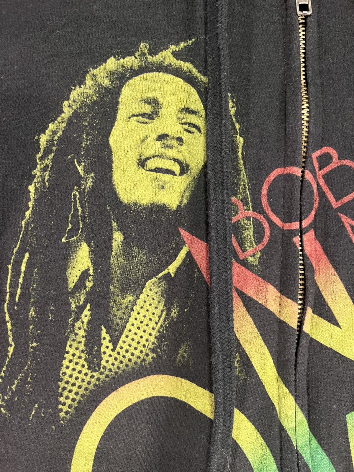 Bob Marley × Vintage × Zion Rootswear Vintage Bob Marley baby hoodie Size XS / US 0-2 / IT 36-38 - 2 Thumbnail