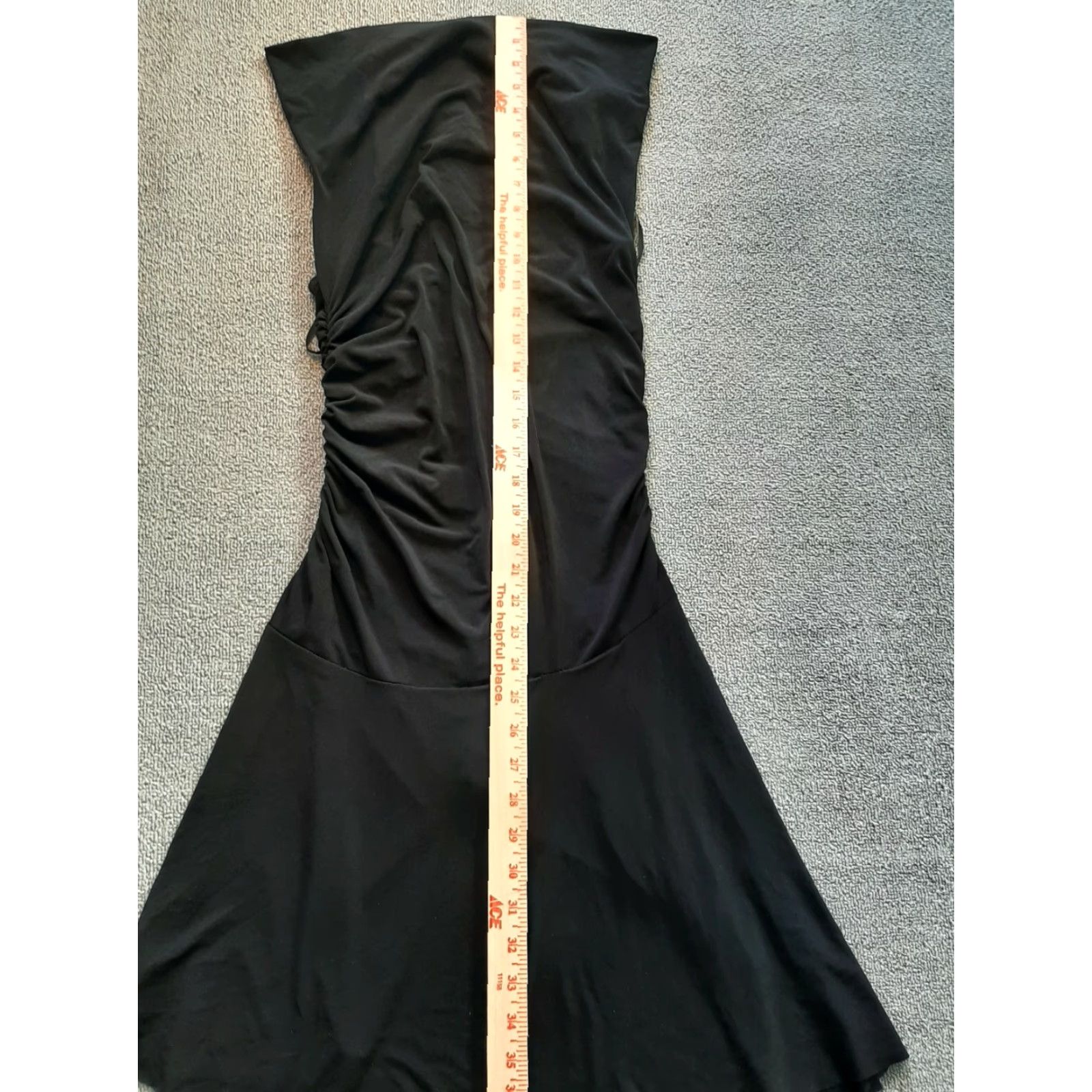 Vintage My Michelle DRESS Womens M Medium Black gold sequin on back strap sleeveless Size M / US 6-8 / IT 42-44 - 2 Thumbnail