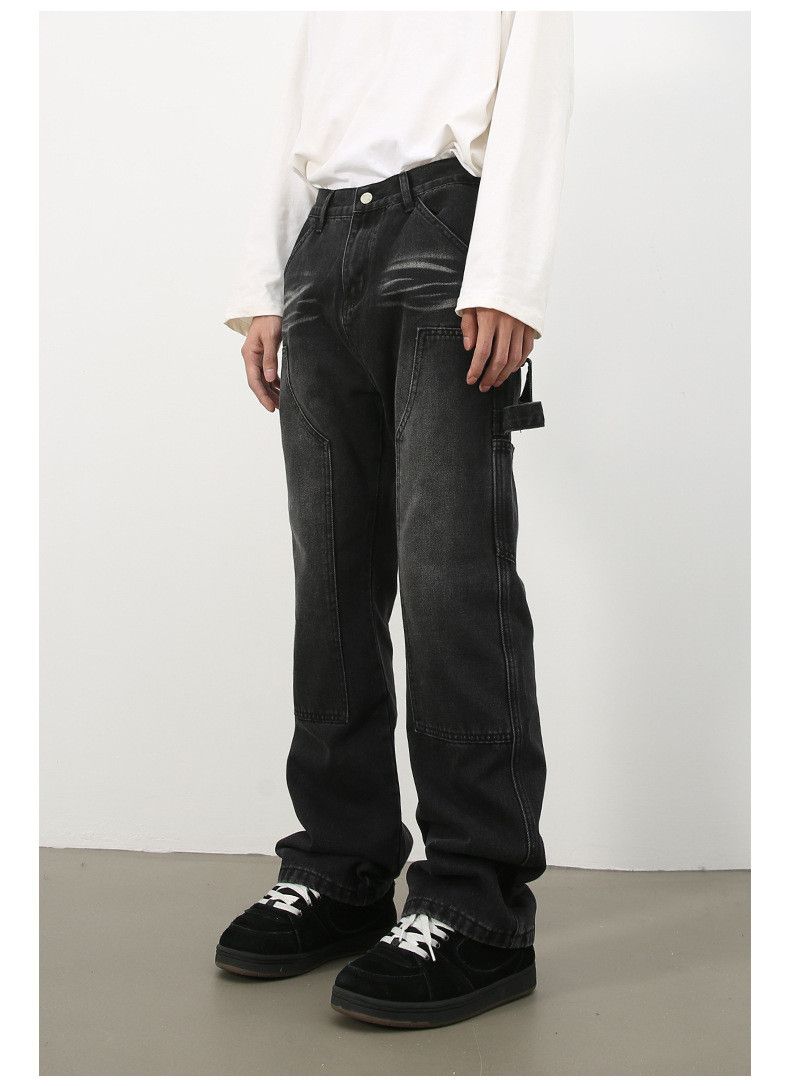 Japanese Brand × Jean American street washed vintage cargo flared jeans Size US 32 / EU 48 - 5 Thumbnail