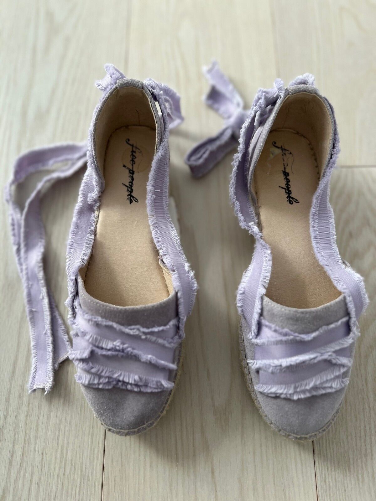 Free People Free People Destino Espadrille Platforms Lavender ( 39 ) Size US 9 / IT 39 - 2 Thumbnail