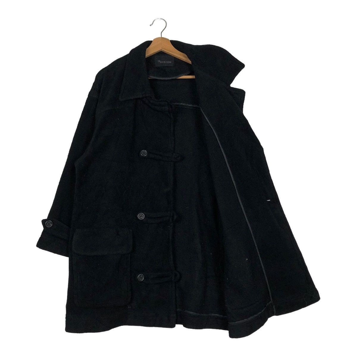 Japanese Brand VINTAGE CHORE JACKET PYUMOSSO JAPAN MADE RICH BLACK Size US M / EU 48-50 / 2 - 11 Thumbnail