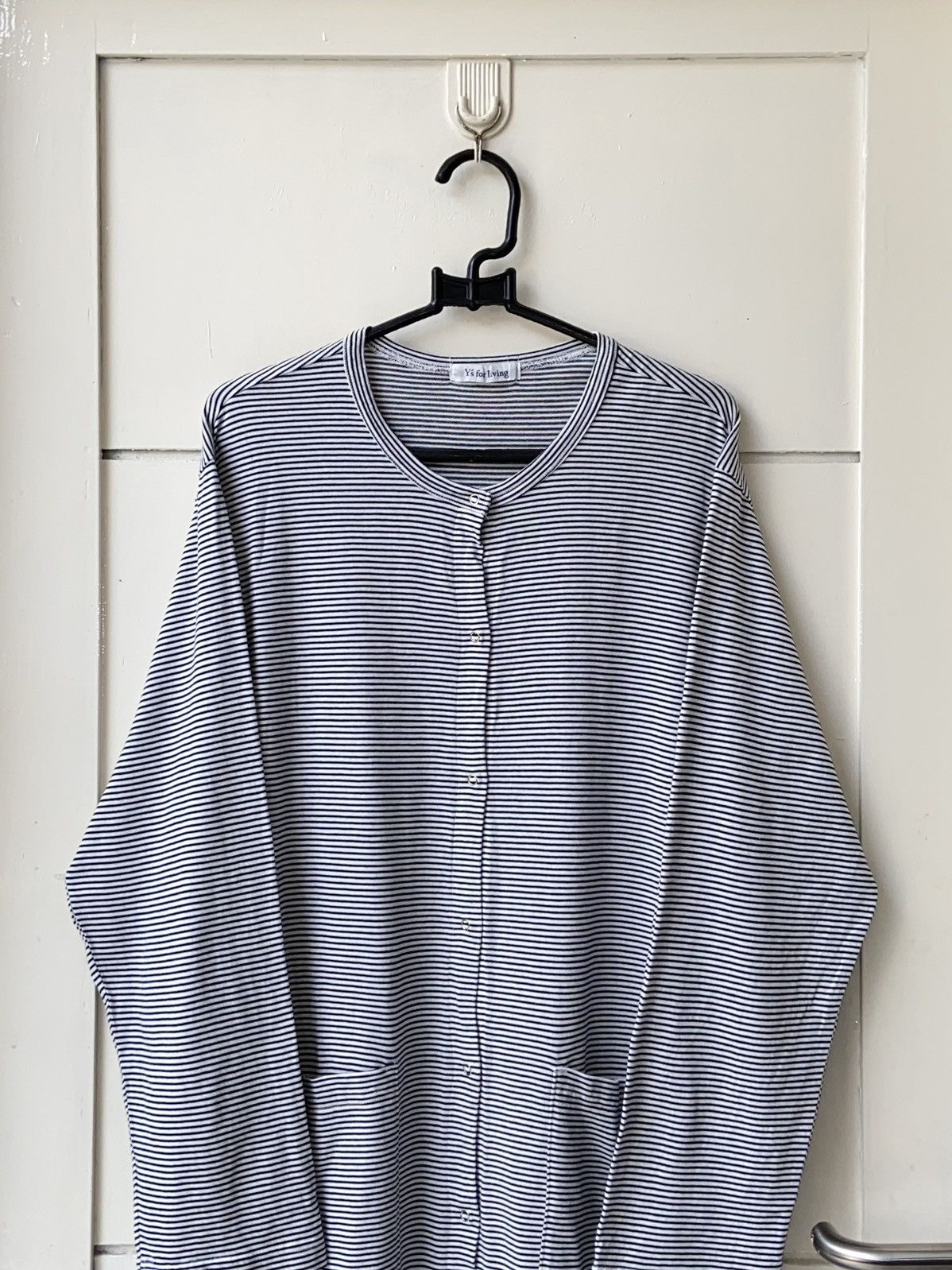 Y's × Yohji Yamamoto Y’S FOR LIVING Striped Long Cardigan Size US S / EU 44-46 / 1 - 2 Thumbnail