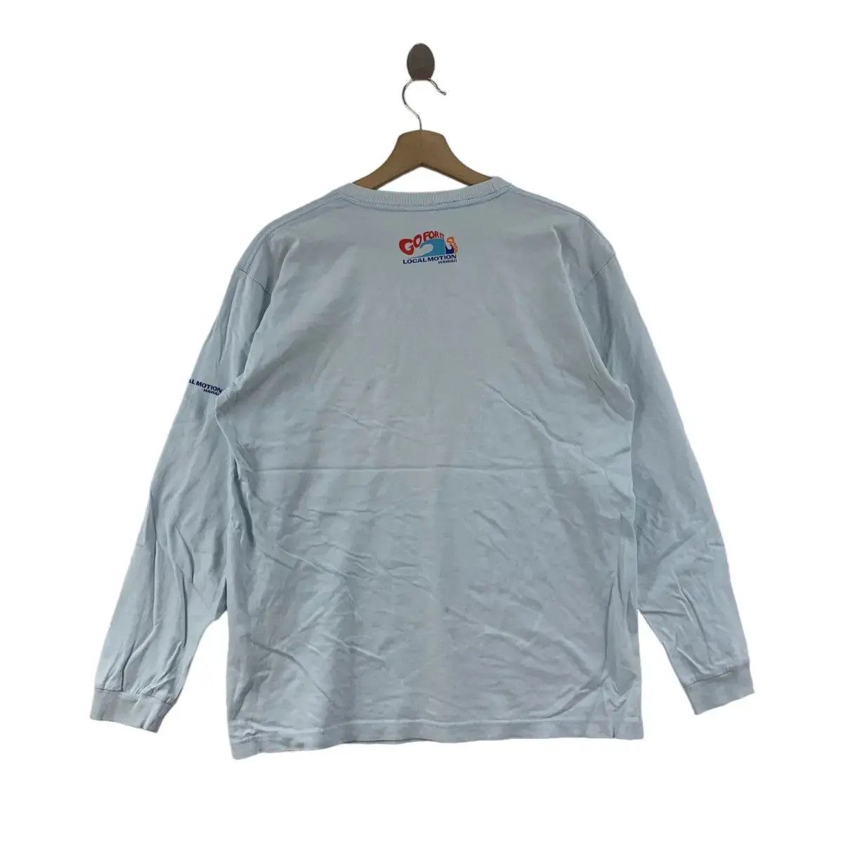 Vintage Vintage LOCAL MOTION HAWAII Go For It Surf Tee Shirt Size US L / EU 52-54 / 3 - 3 Thumbnail
