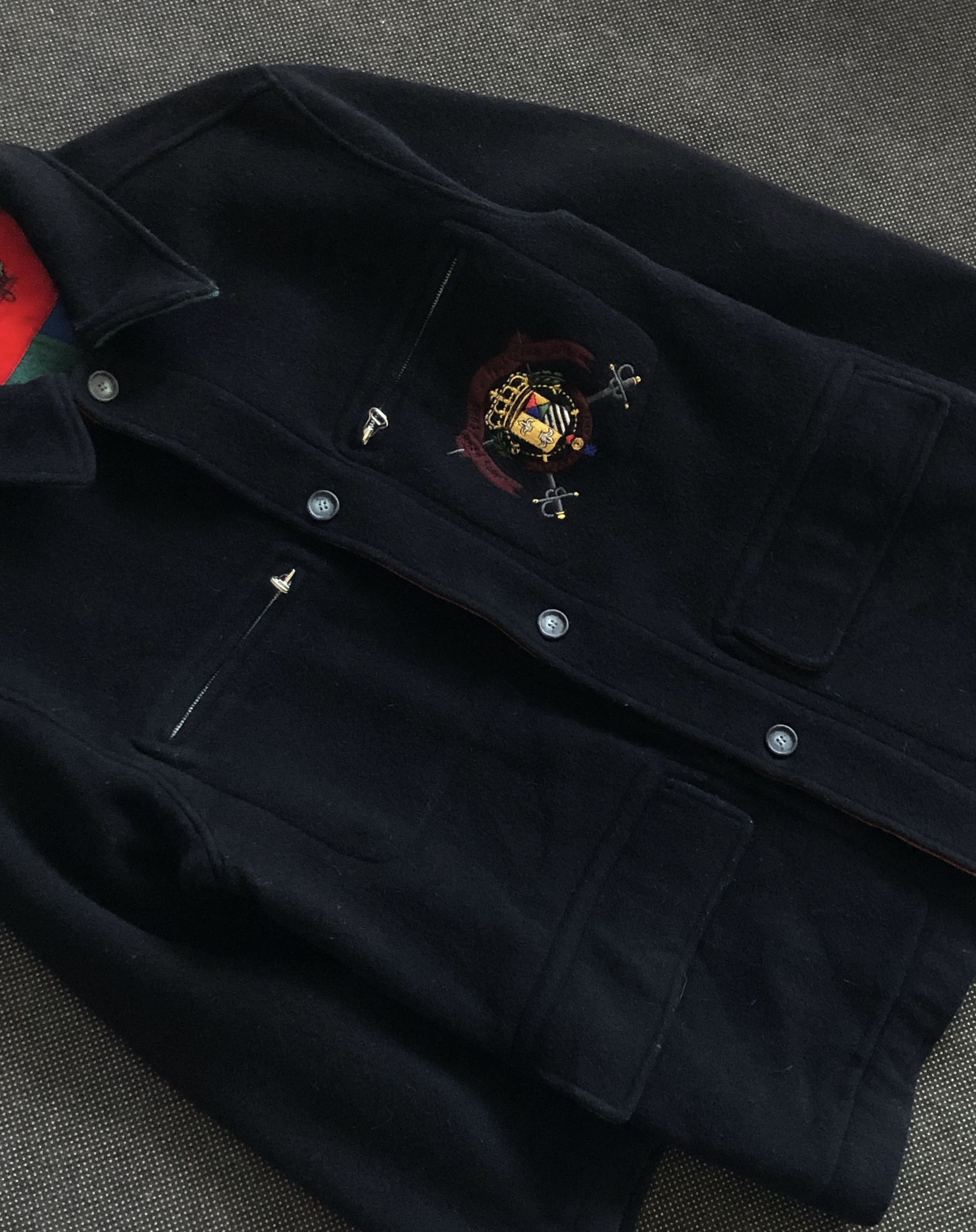 Jean Charles De Castelbajac RARE🔥90’S ITALY MADE JCD CASTELBAJAC CHORE WOOL COAT Size US XL / EU 56 / 4 - 8 Thumbnail