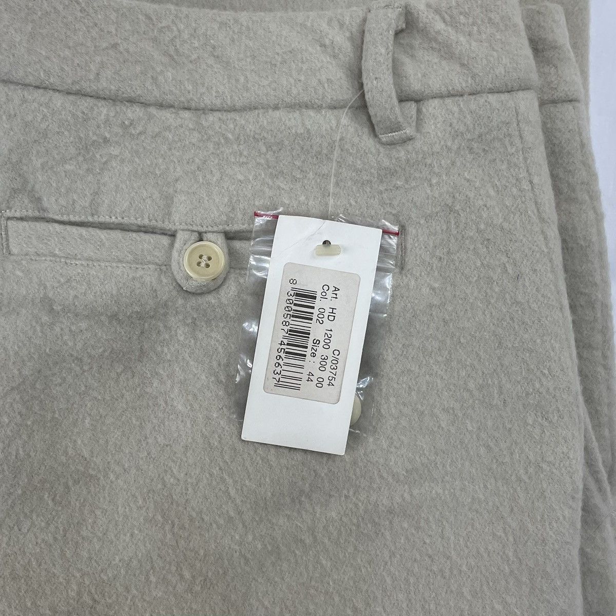 Helmut Lang AW1999 Helmut Lang Grey Boiled Wool Tailored Pants Vintage Size US 32 / EU 48 - 9 Thumbnail