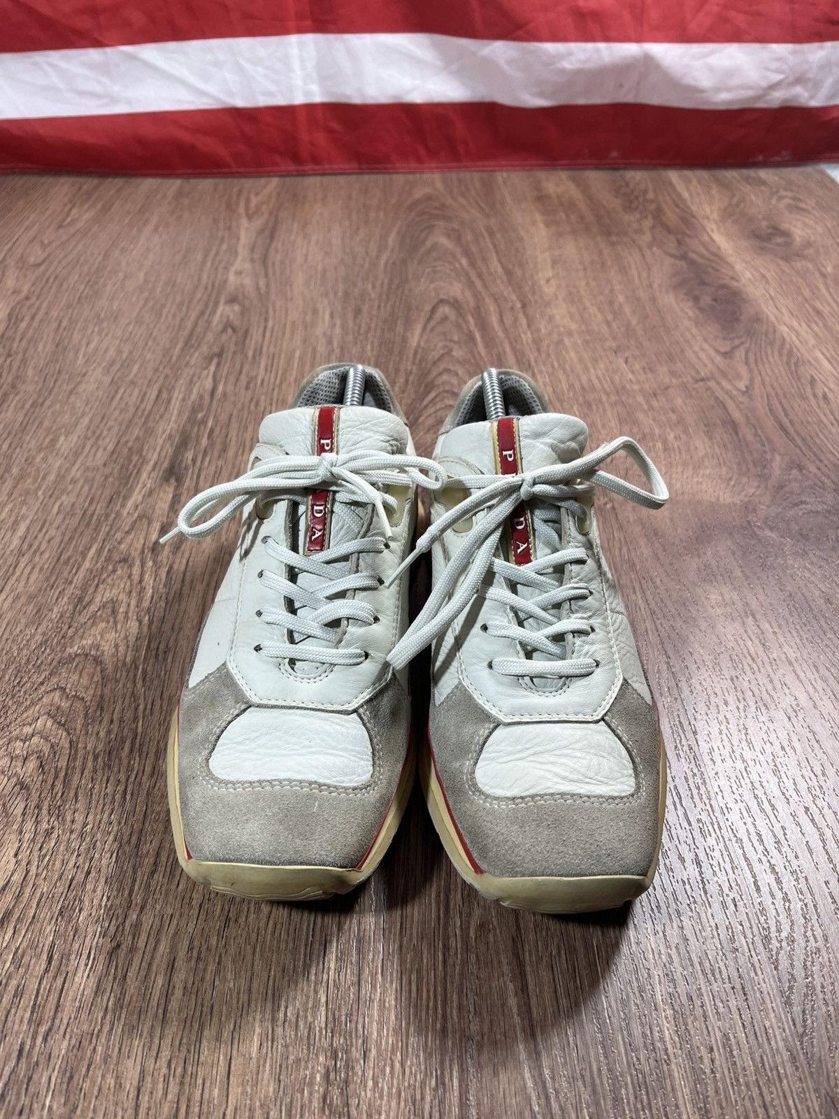 Prada Vintage Prada Sneakers Size US 7 / IT 37 - 2 Thumbnail