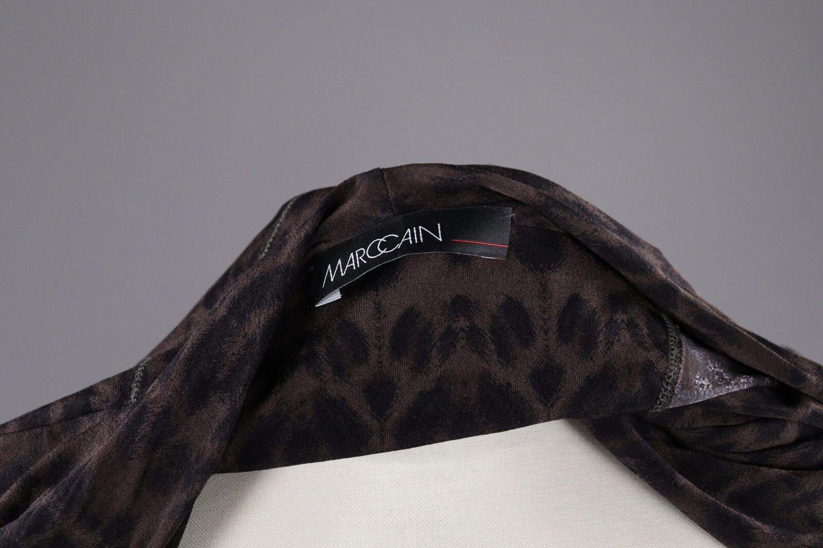 Designer Ladies Marc Cain Leopard Print Night T-Shirt Dress Size 1 Size M / US 6-8 / IT 42-44 - 9 Thumbnail