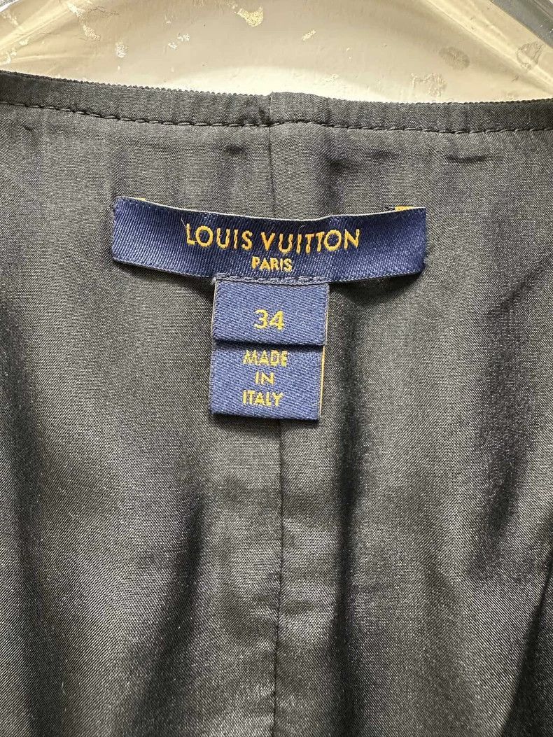 Louis Vuitton Louis Vuitton Black Dress Size XXS / US 00 / IT 34 - 3 Thumbnail