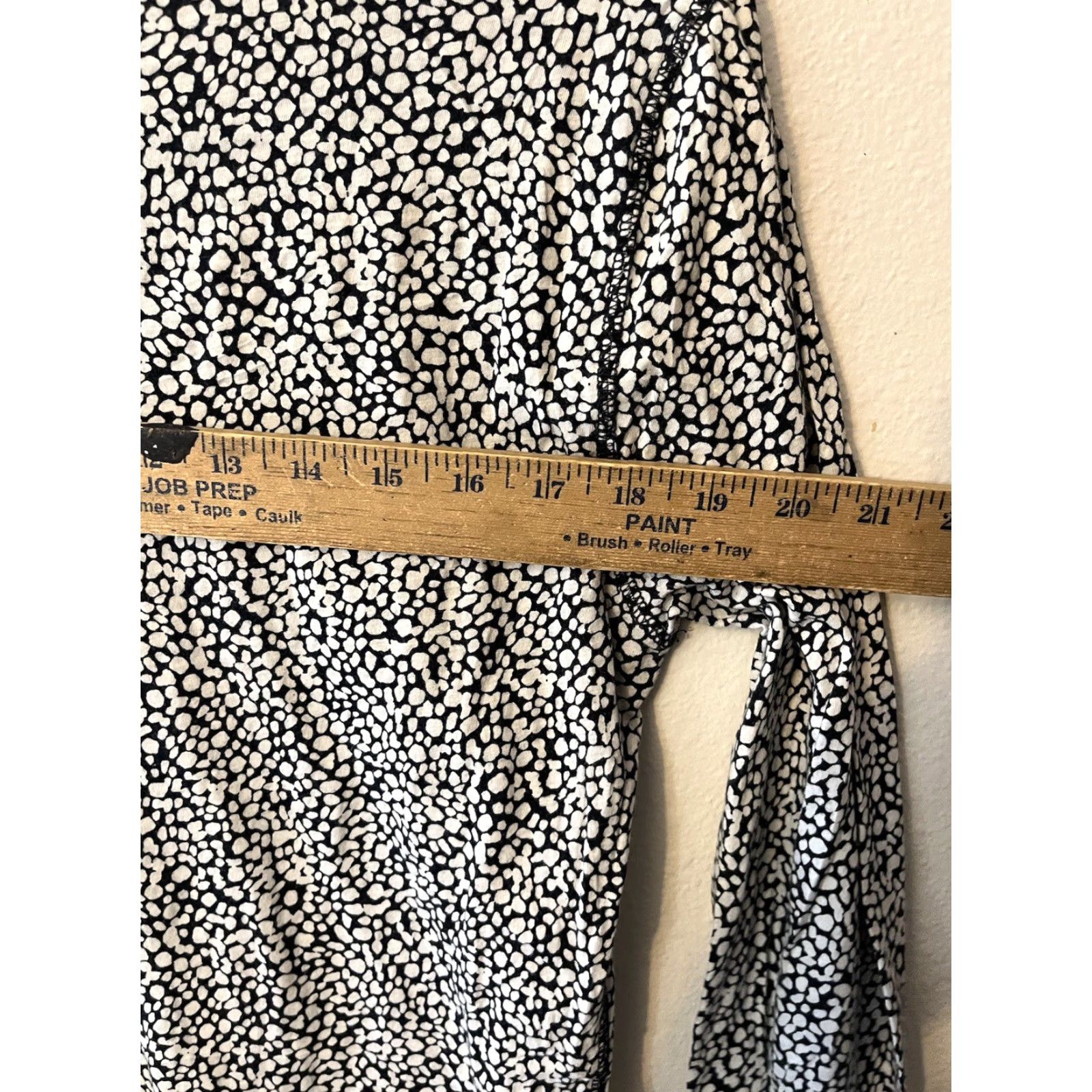 Ann Taylor Ann Taylor Loft Geometric Long Sleeve T-Shirt Crew Neck Stretch Top Large Multicolor Womens Size L / US 10 / IT 46 - 5 Thumbnail