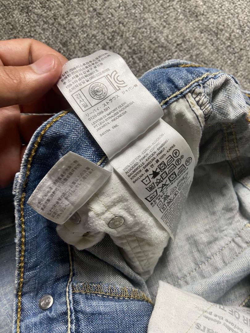 Levi's Levis Strauss Co. Distressed Jeans (175) Size US 32 / EU 48 - 6 Thumbnail