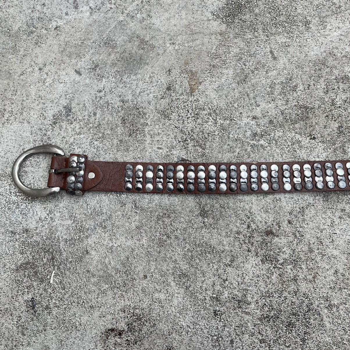 Vintage Vintage 90s Japanese Y2K Studded Belt Punk Goth Logo Boxy OS Size ONE SIZE - 5 Thumbnail