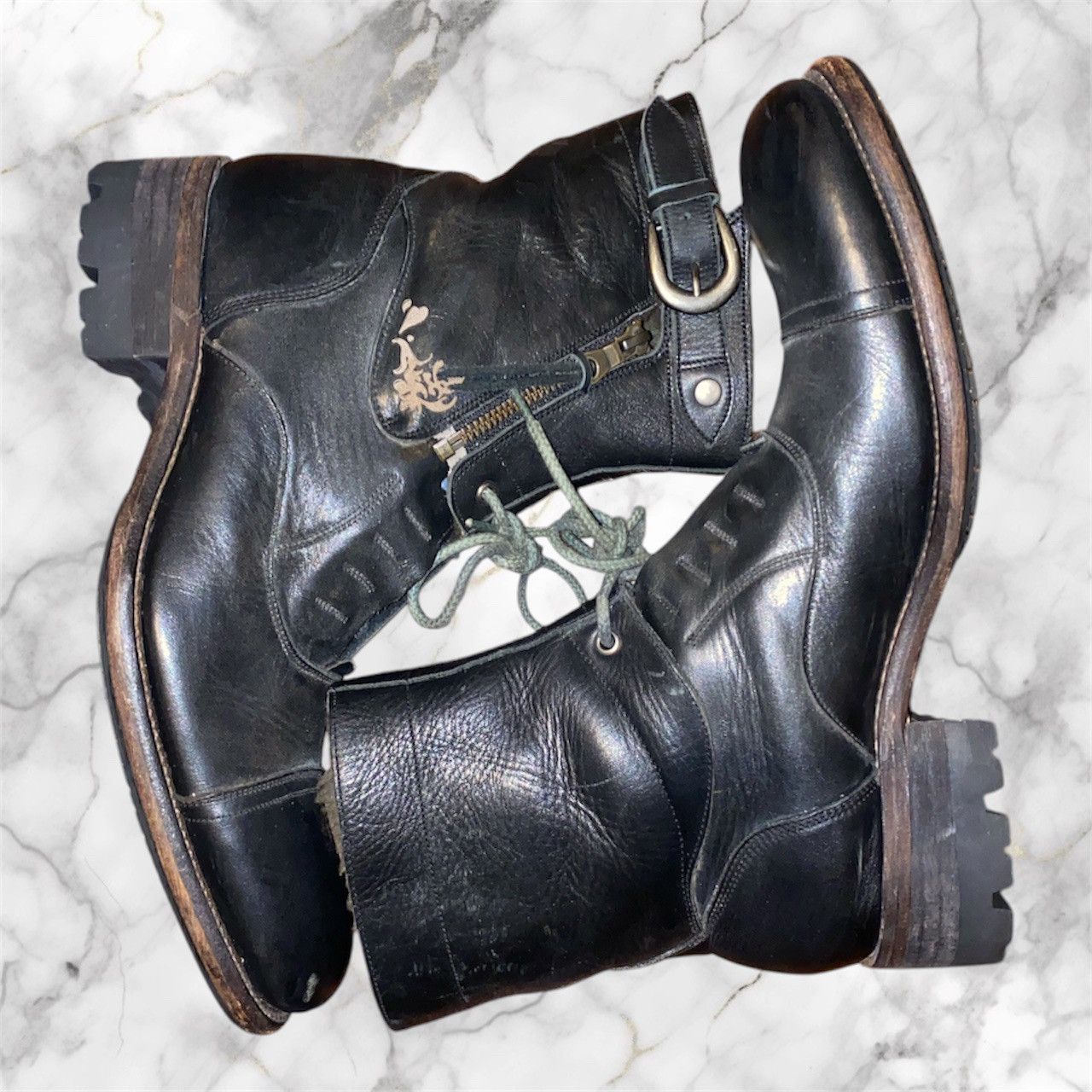 Alfredo Bannister Alfredo Bannister Leather Cowboy Boots