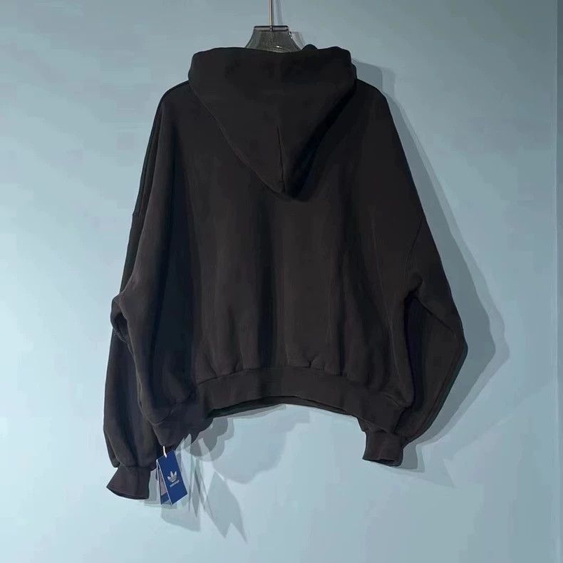 Balenciaga Balenciaga Black Embroidered Logo Hoodie-2506 Size US M / EU 48-50 / 2 - 2 Thumbnail