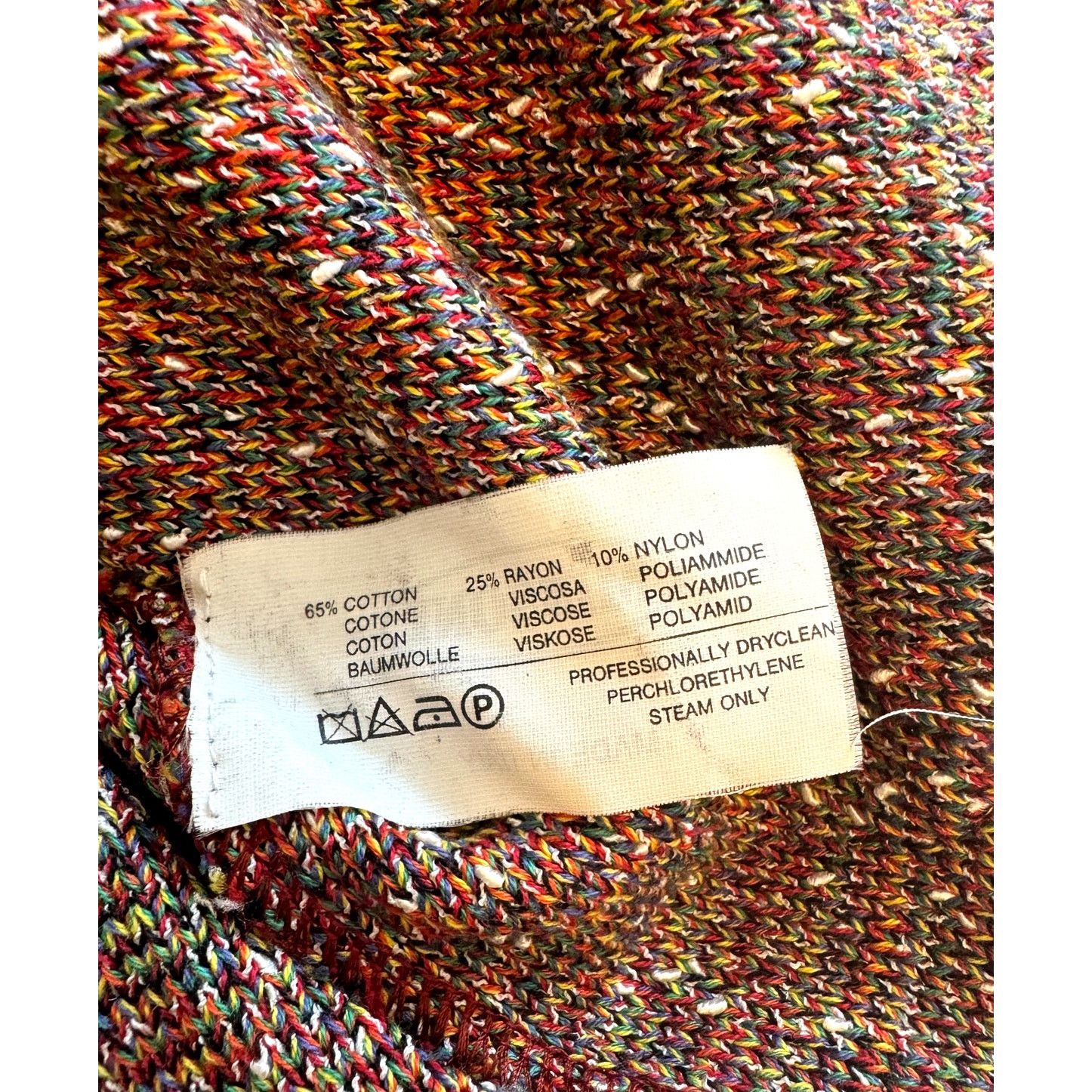 Missoni RARE Vintage Missoni Knit Sweater Blazer Shacket Cardigan Size XXL / US 16-18 / IT 52-54 - 9 Thumbnail