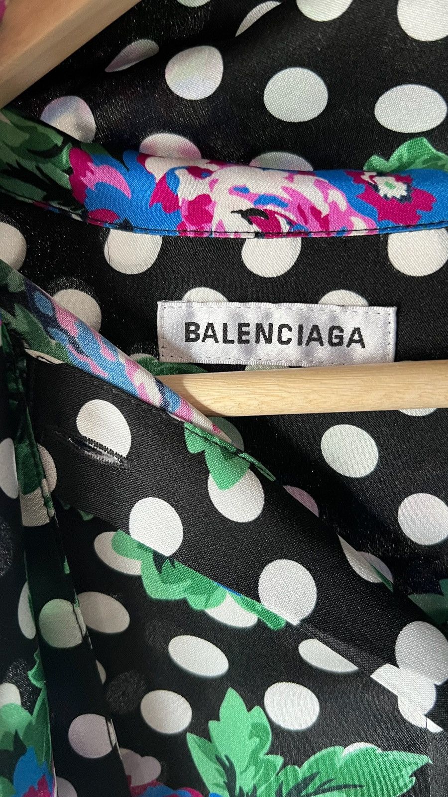 Balenciaga Balenciaga Flowers Polka Dot silk shirt Size XXS / US 00 / IT 34 - 5 Thumbnail
