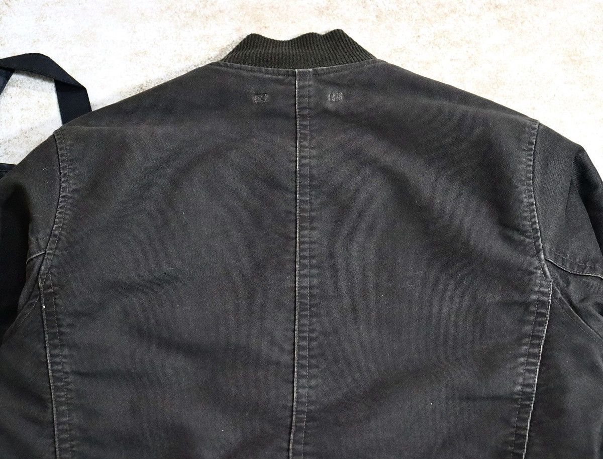 Ralph Lauren RRL Ralph Lauren Leather-Trim Cotton Bomber Jacket Size US M / EU 48-50 / 2 - 9 Thumbnail