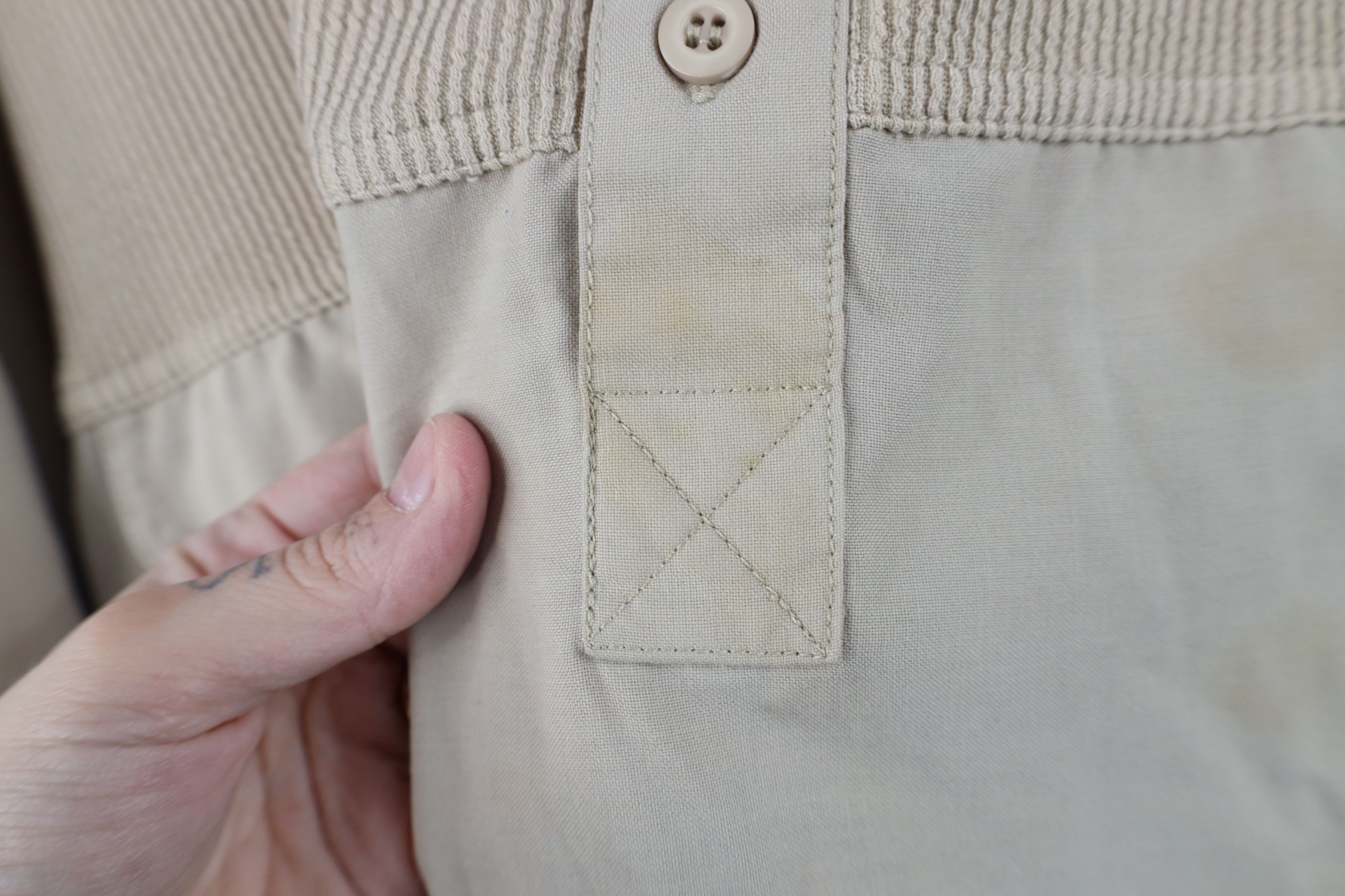Vintage Vintage 90s Streetwear Ribbed Collared Pullover Polo Shirt Size US XXL / EU 58 / 5 - 4 Thumbnail