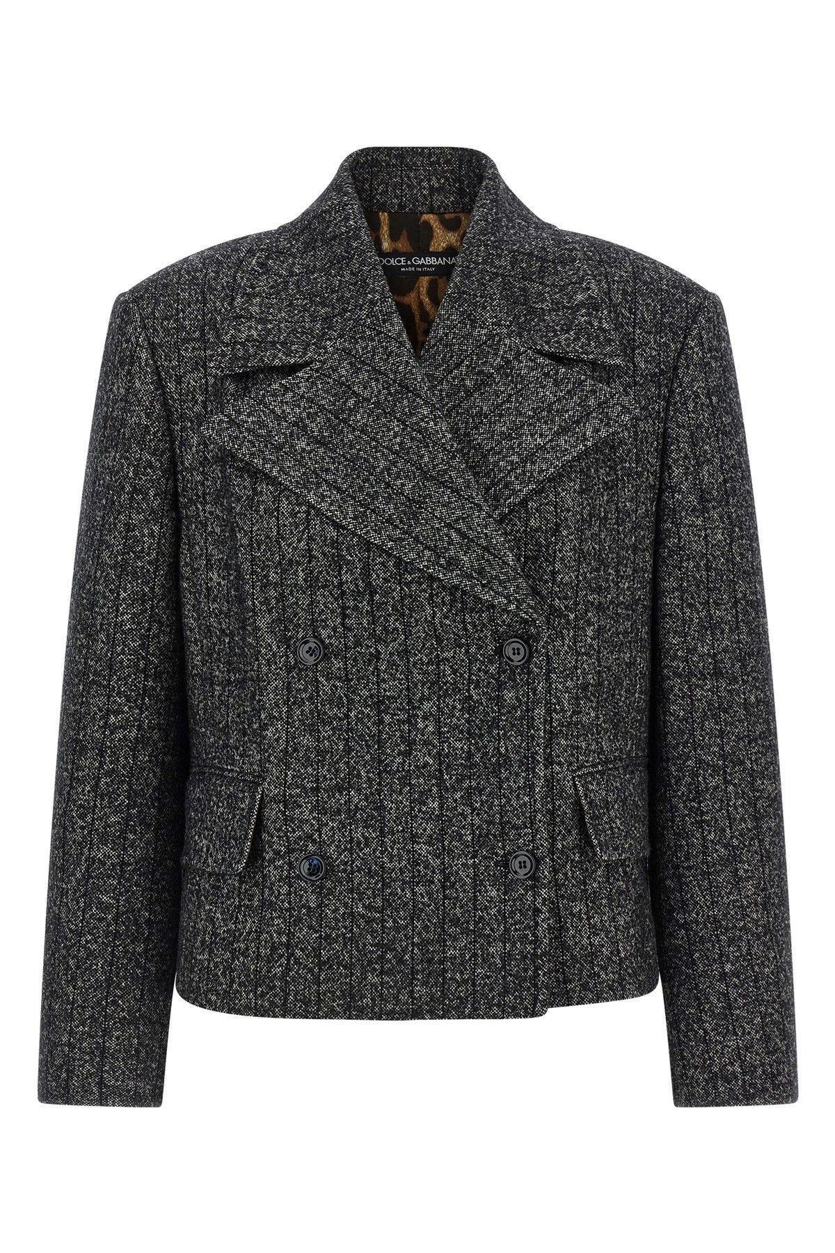 Dolce & Gabbana Striped wool blazer Size S / US 4 / IT 40 - 1 Thumbnail