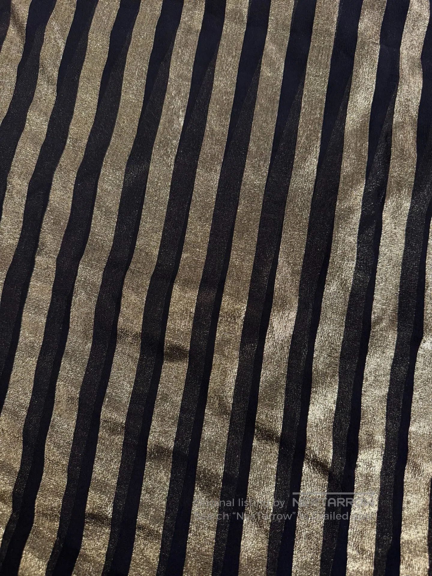 Saint Laurent Paris Saint Laurent Black Striped Silk Shirt. Size US XXS / EU 40 - 7 Thumbnail