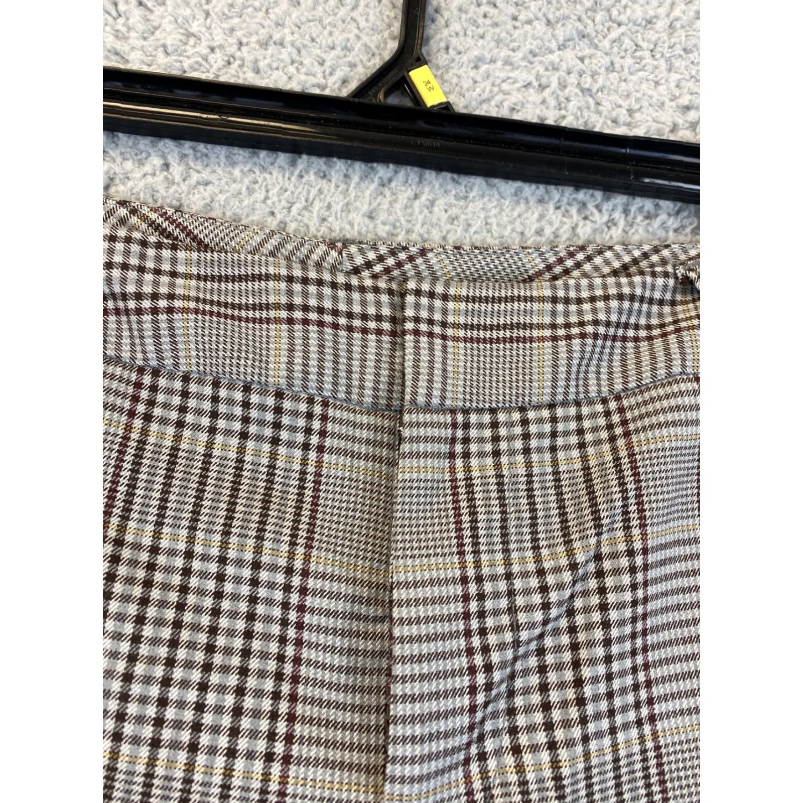 Tommy Hilfiger Tommy Hilfiger Pants Women 6 Brown Cotton Stretch Straight 76-6 Size 28" / US 6 / IT 42 - 3 Thumbnail