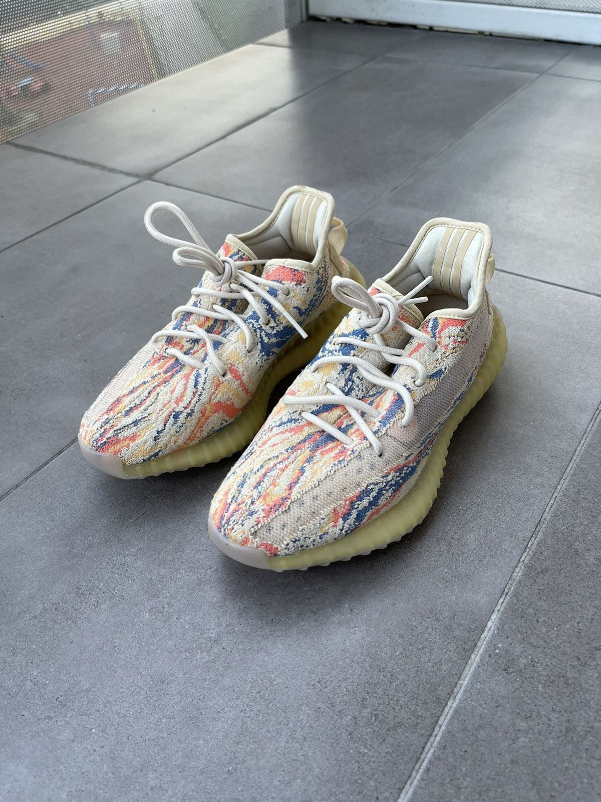 Adidas × Kanye West Adidas Yeezy Boost 350 V2 MX Oat Low-Top Sneakers Size US 10.5 / IT 40.5 - 3 Thumbnail
