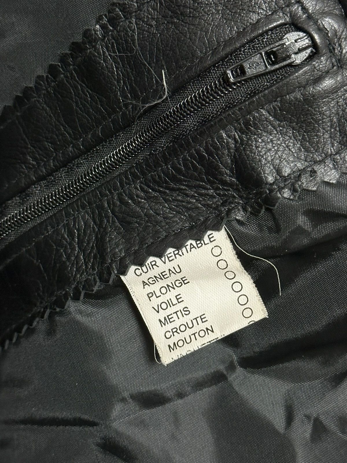 Vintage Fly Black Genuine Leather Bomber Jacket Size S Size US S / EU 44-46 / 1 - 10 Thumbnail