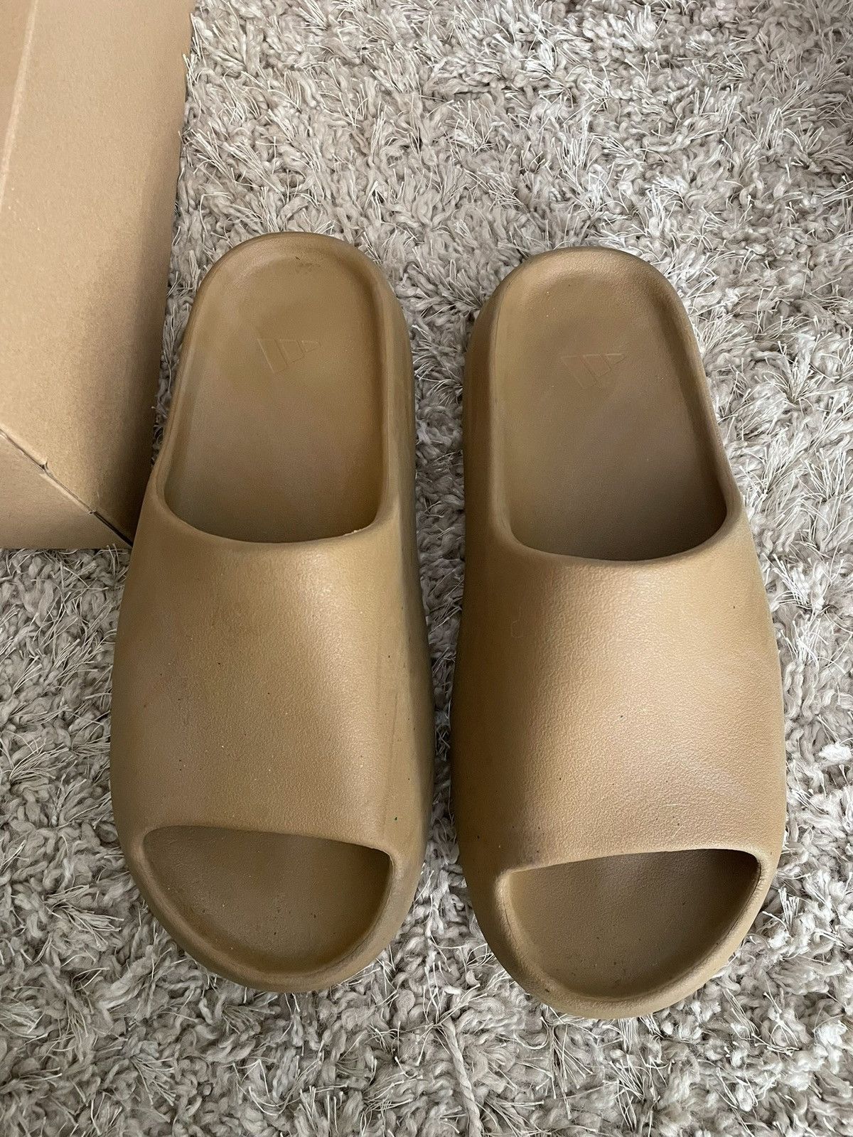 Adidas × Kanye West Adidas Yeezy Slides Ochre Size US 14 / EU 47 - 5 Thumbnail