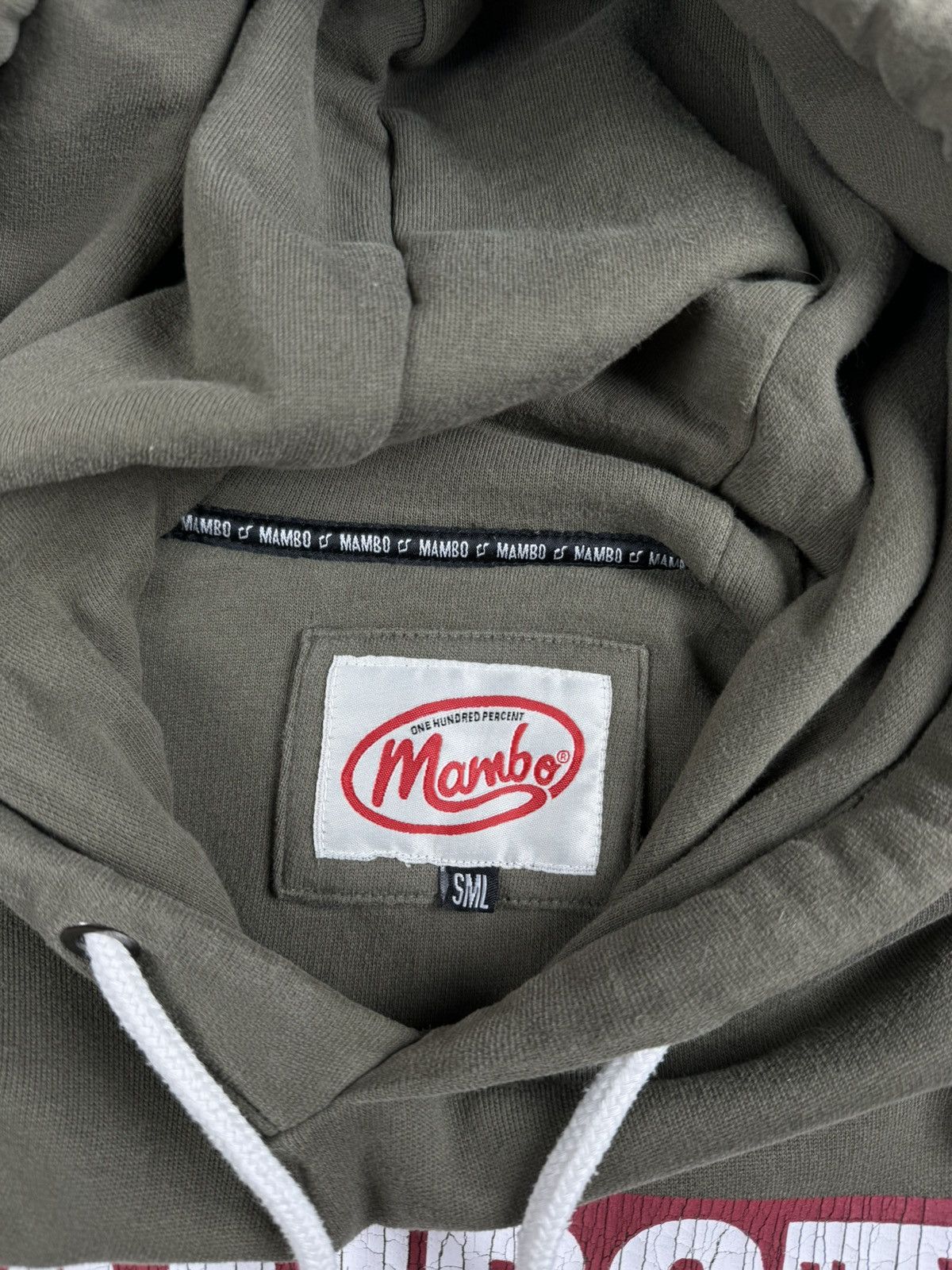 Mambo Mambo Distressed Dog logo Retro Surf Wear Skate Green Hoodie Size US S / EU 44-46 / 1 - 9 Thumbnail