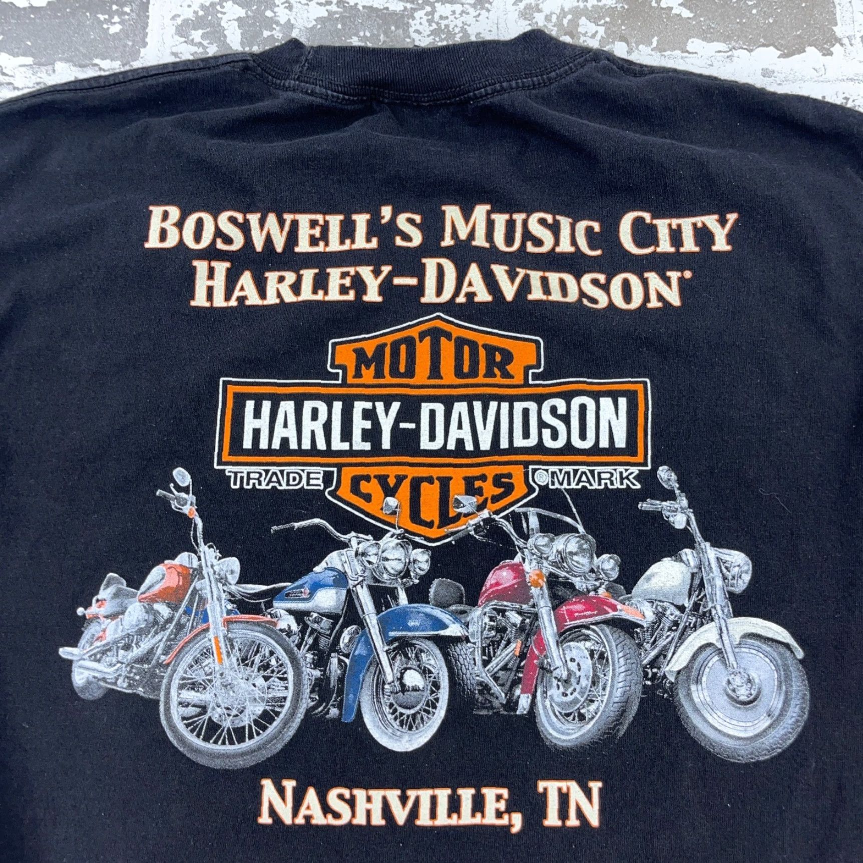 Harley Davidson VINTAGE Harley-Davidson Shirt Men M Black T Tee Biker Skull 80s USA Logo Graphic Print Size US M / EU 48-50 / 2 - 5 Thumbnail