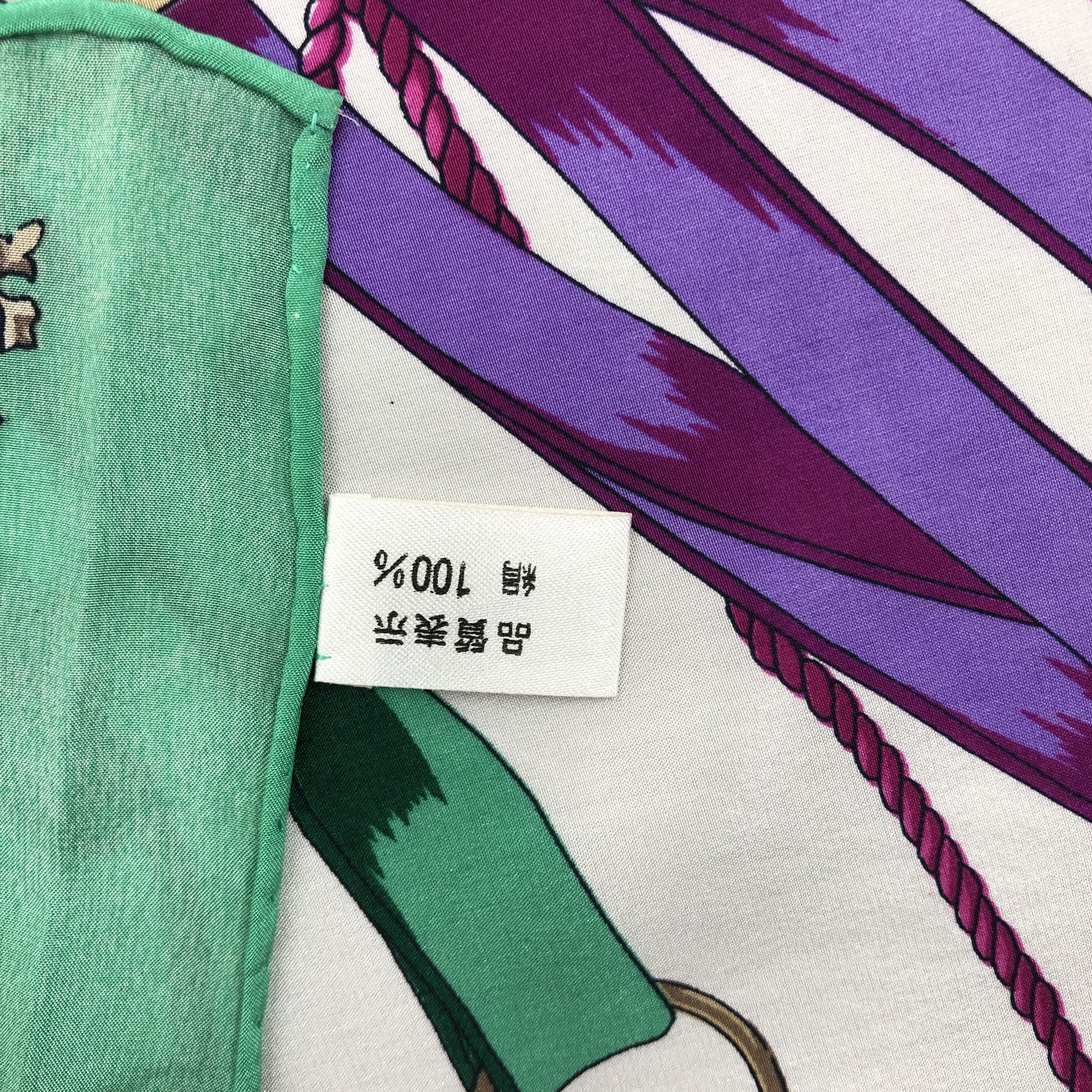 Other × Vintage Vintage Pola SILK Scarf Twill Stole Wraps Scarves Size ONE SIZE - 15 Thumbnail