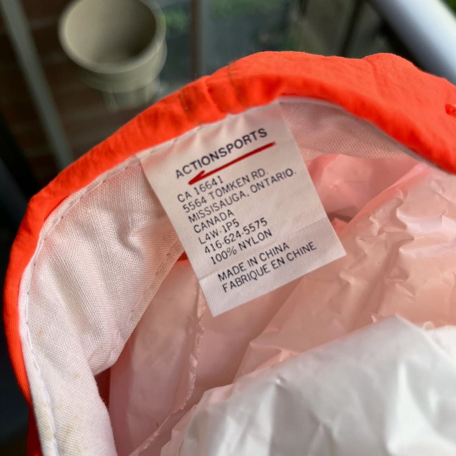 Vintage Vintage 1990’s Kenwood Snapback Hat Orange OSFA Size ONE SIZE - 6 Thumbnail