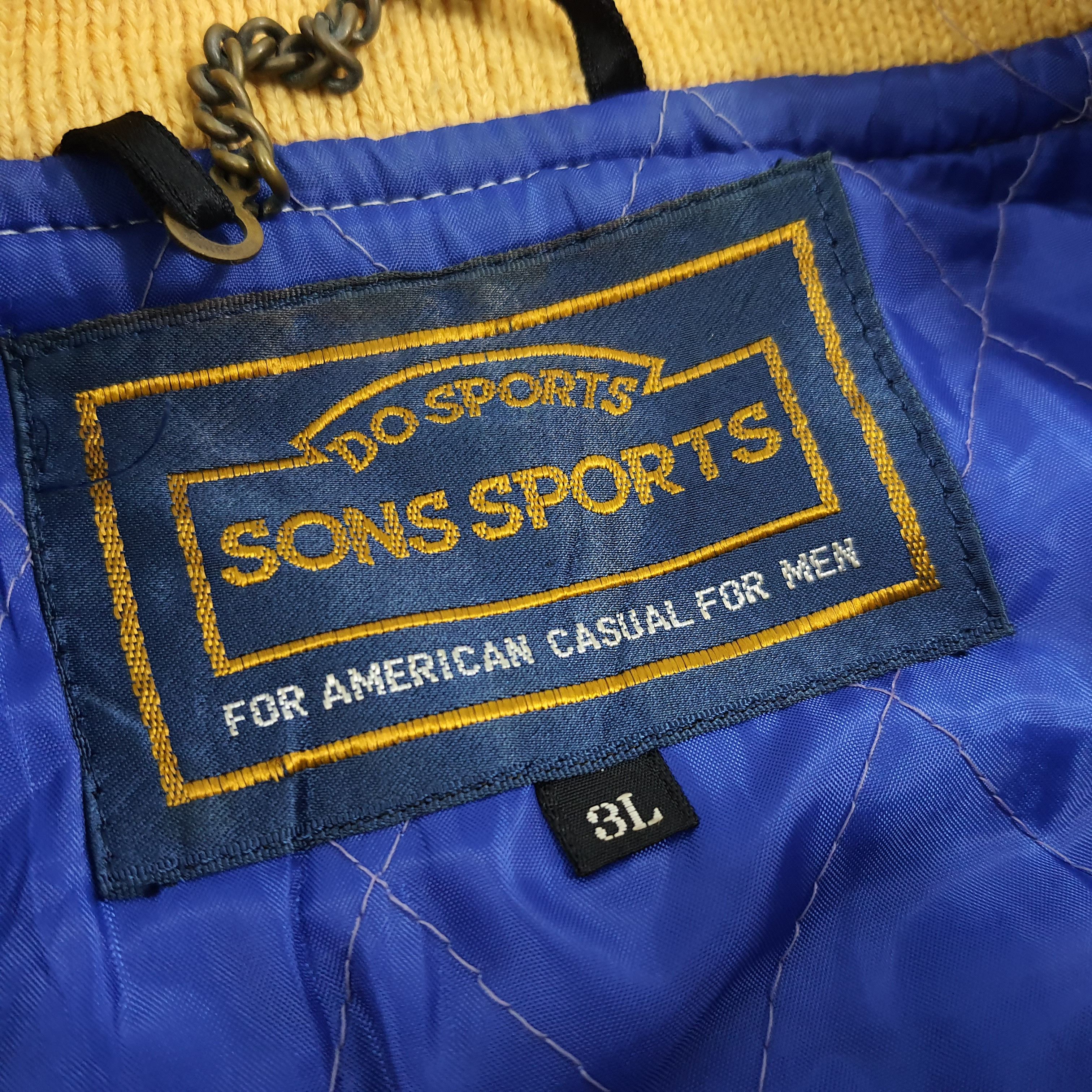 Vintage Vintage Varsity SONS Custom Skull Logo Jacket C275N25 Size US XL / EU 56 / 4 - 5 Thumbnail