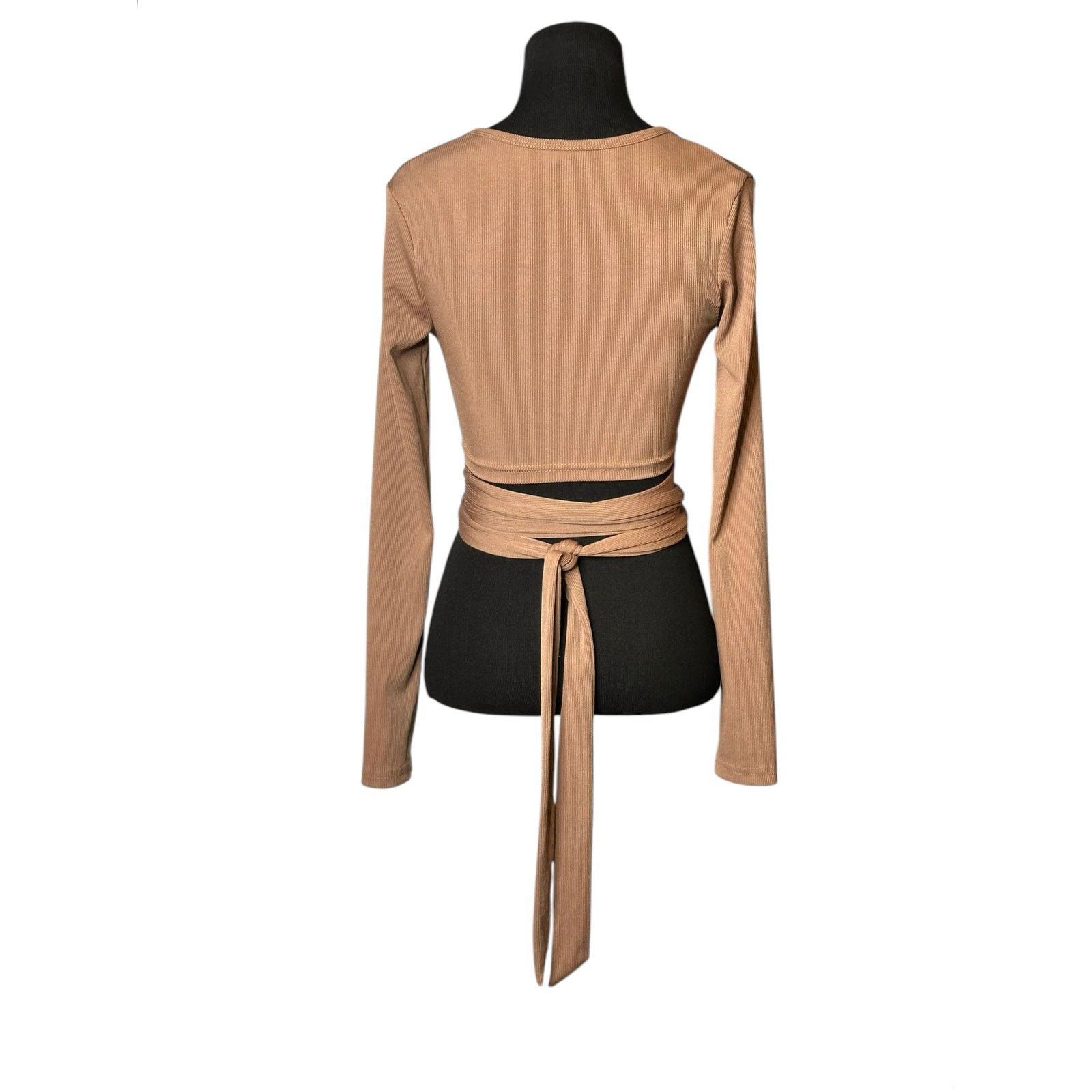 Shein Shein brown cut out ring long sleeves sexy top size XS Size XS / US 0-2 / IT 36-38 - 9 Thumbnail