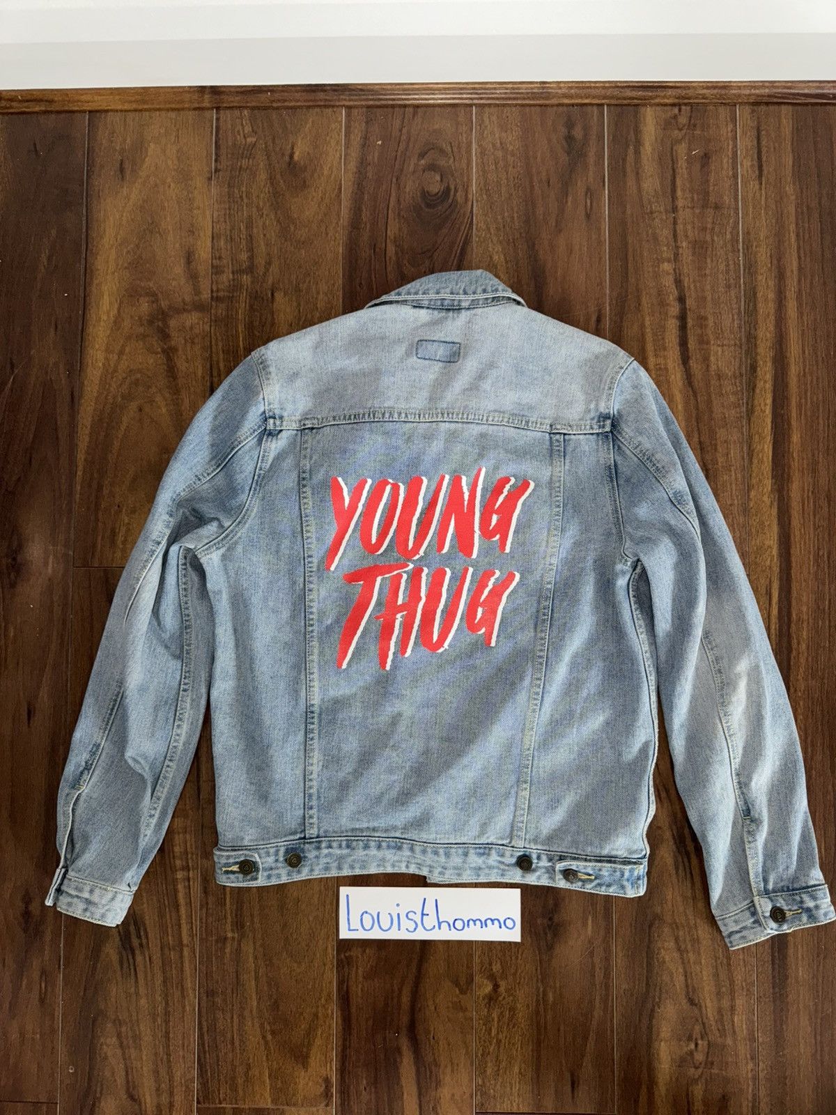 Young Thug Young Thug 2017 denim tour jacket + tote bag Size US M / EU 48-50 / 2 - 2 Thumbnail