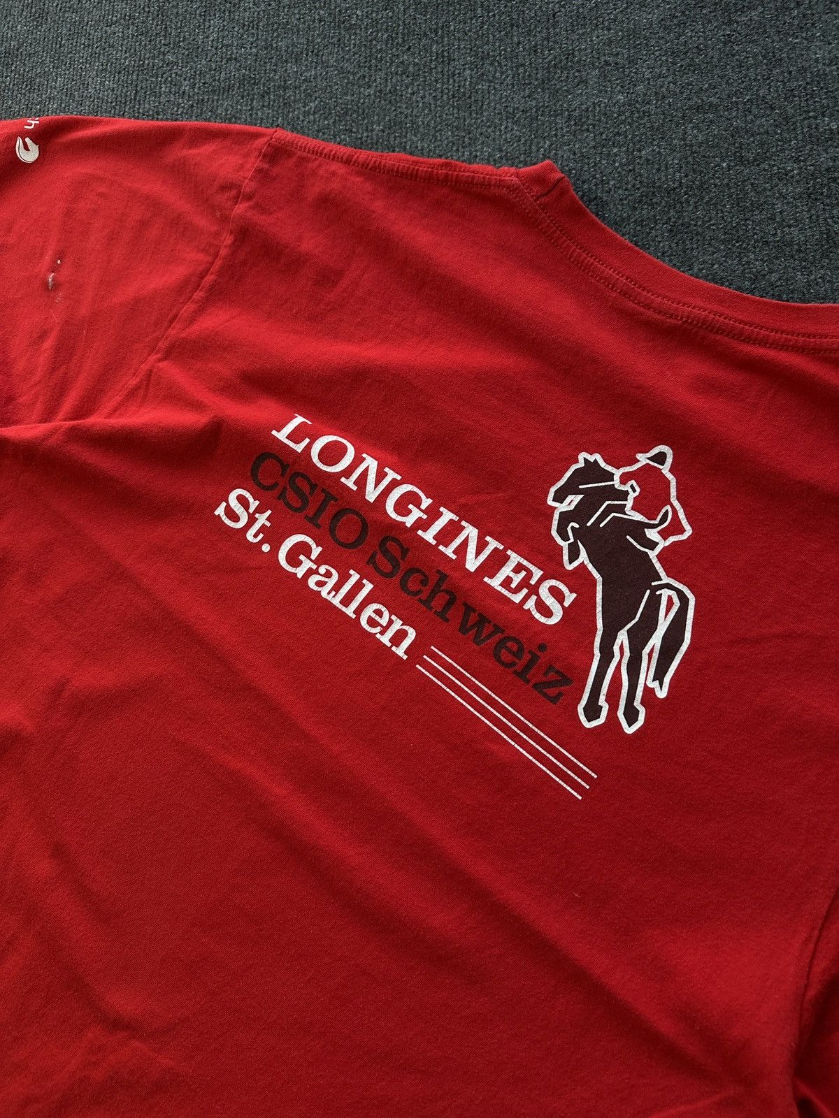 Longines LONGINES 🚨 LUXURY WATCH MEN TEE REITSPORT.CH LOGO Size US L / EU 52-54 / 3 - 15 Thumbnail