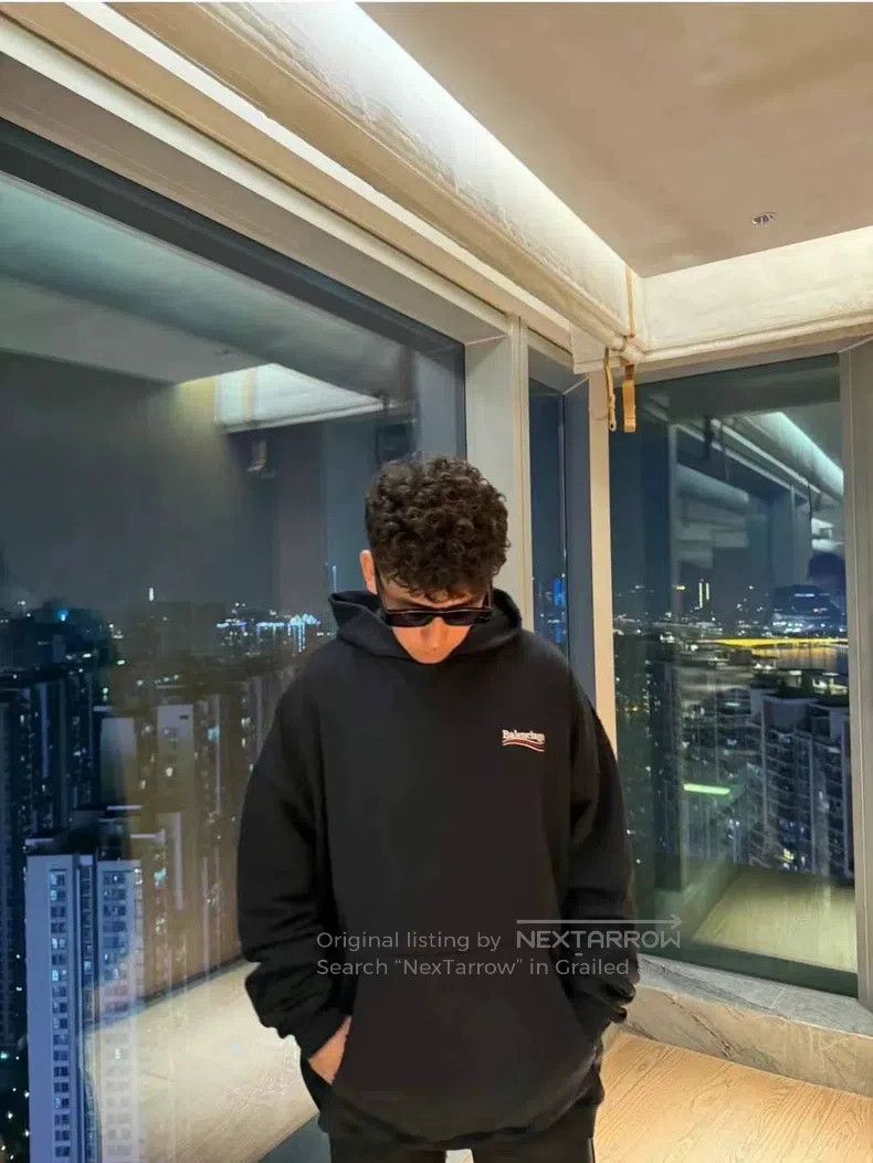 Balenciaga Balenciaga Black Coke Hoodie Size US XS / EU 42 / 0 - 4 Thumbnail