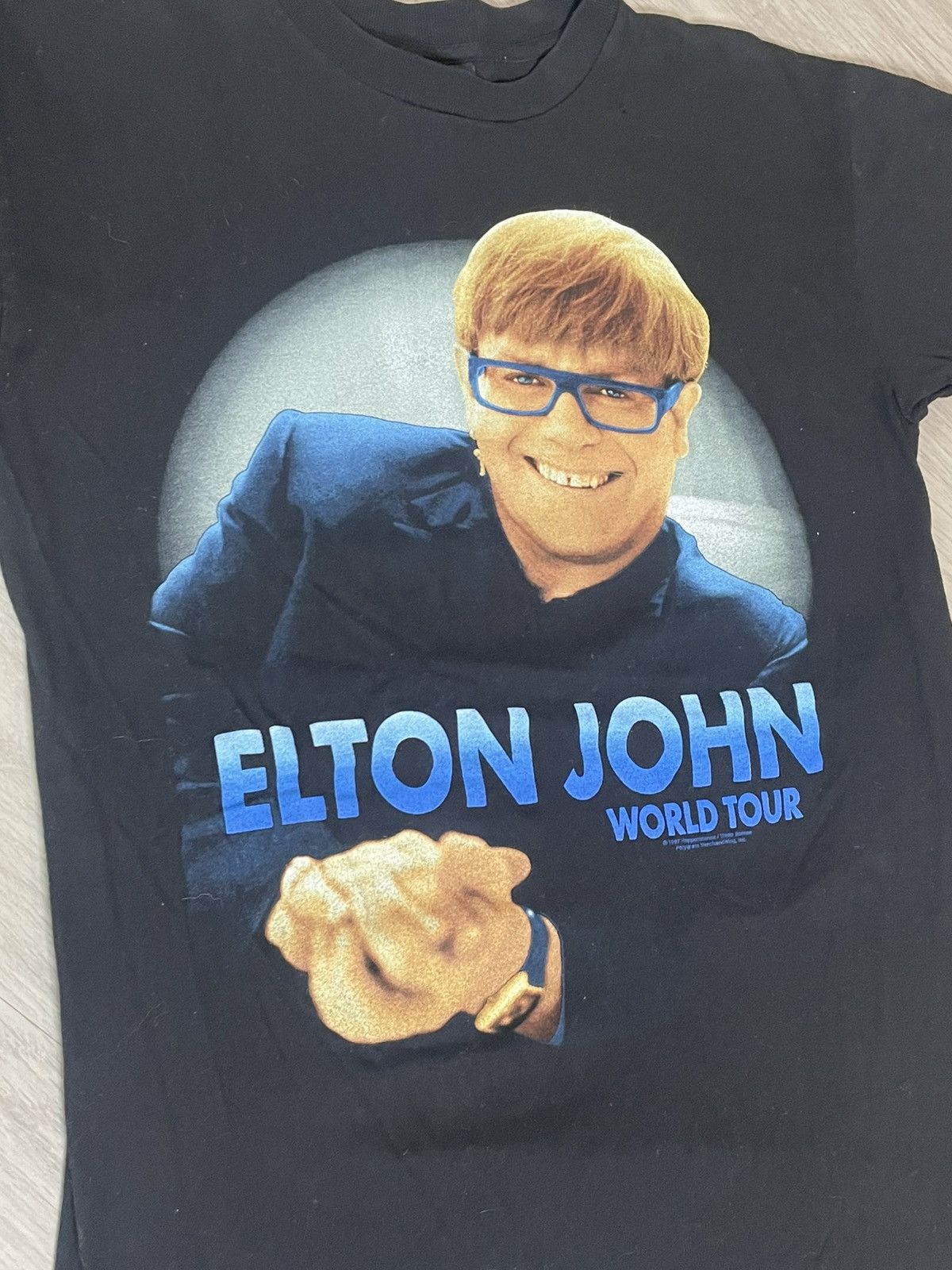 Band Tees × Vintage Vintage 1997 Elton John World Tour Shirt M Size US M / EU 48-50 / 2 - 2 Thumbnail