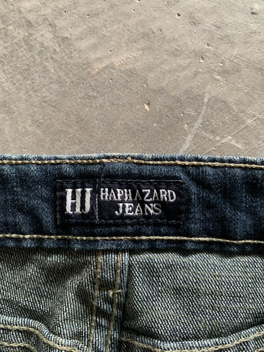If Six Was Nine × Le Grande Bleu (L.G.B.) flare distressed style with splatter and beads design Size US 27 - 6 Thumbnail