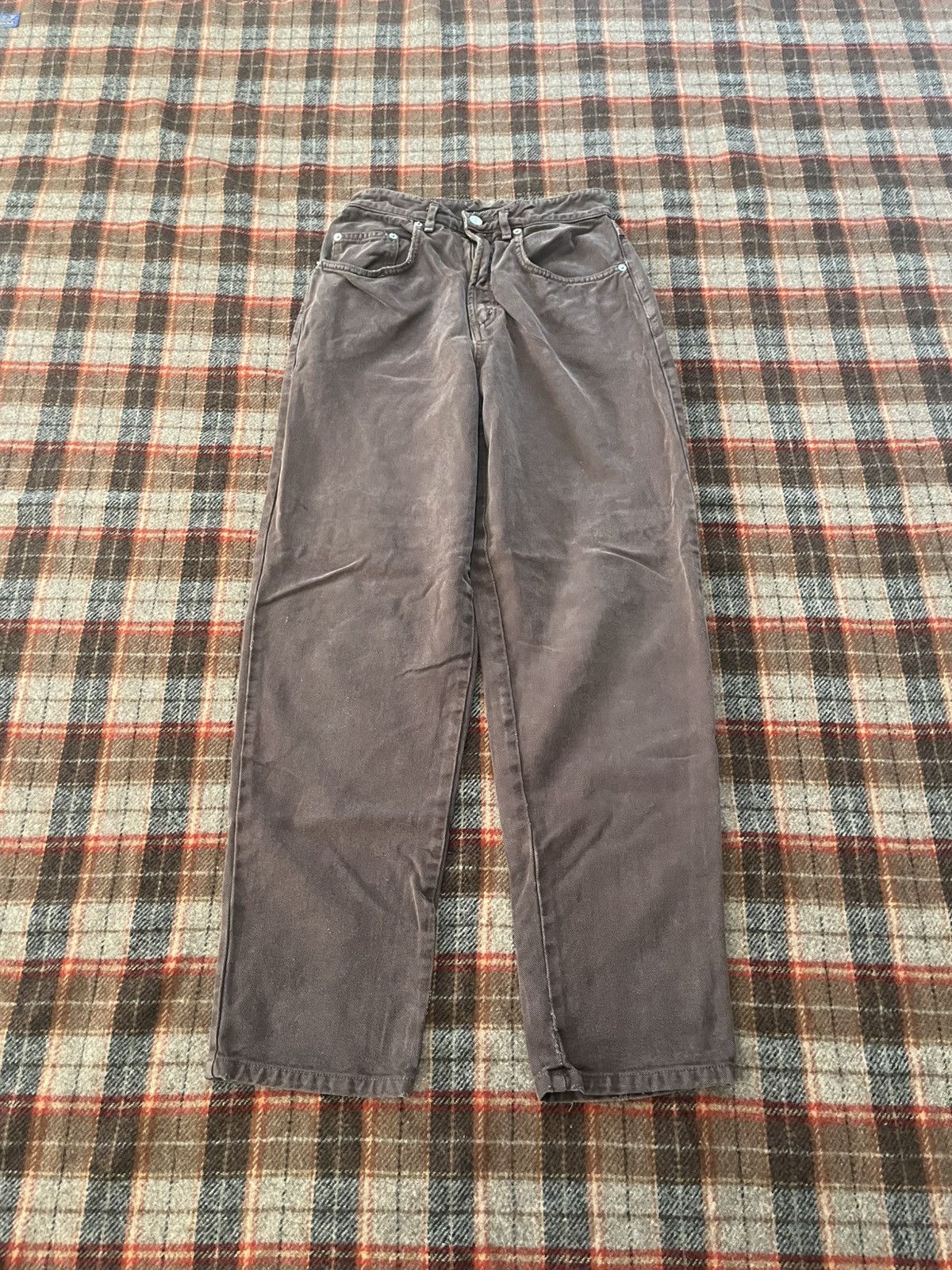 Other Vintage 90’s cute high wasted Karen Kane Brown Skinny jean 4 Size US 26 / EU 42 - 1 Thumbnail