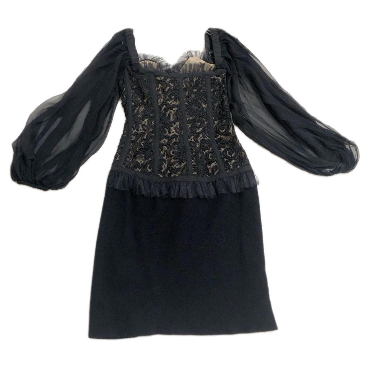Yves Saint Laurent Yves Saint Laurent Lace Sweetheart Bustier Ballon Dress Size M / US 6-8 / IT 42-44 - 8 Thumbnail