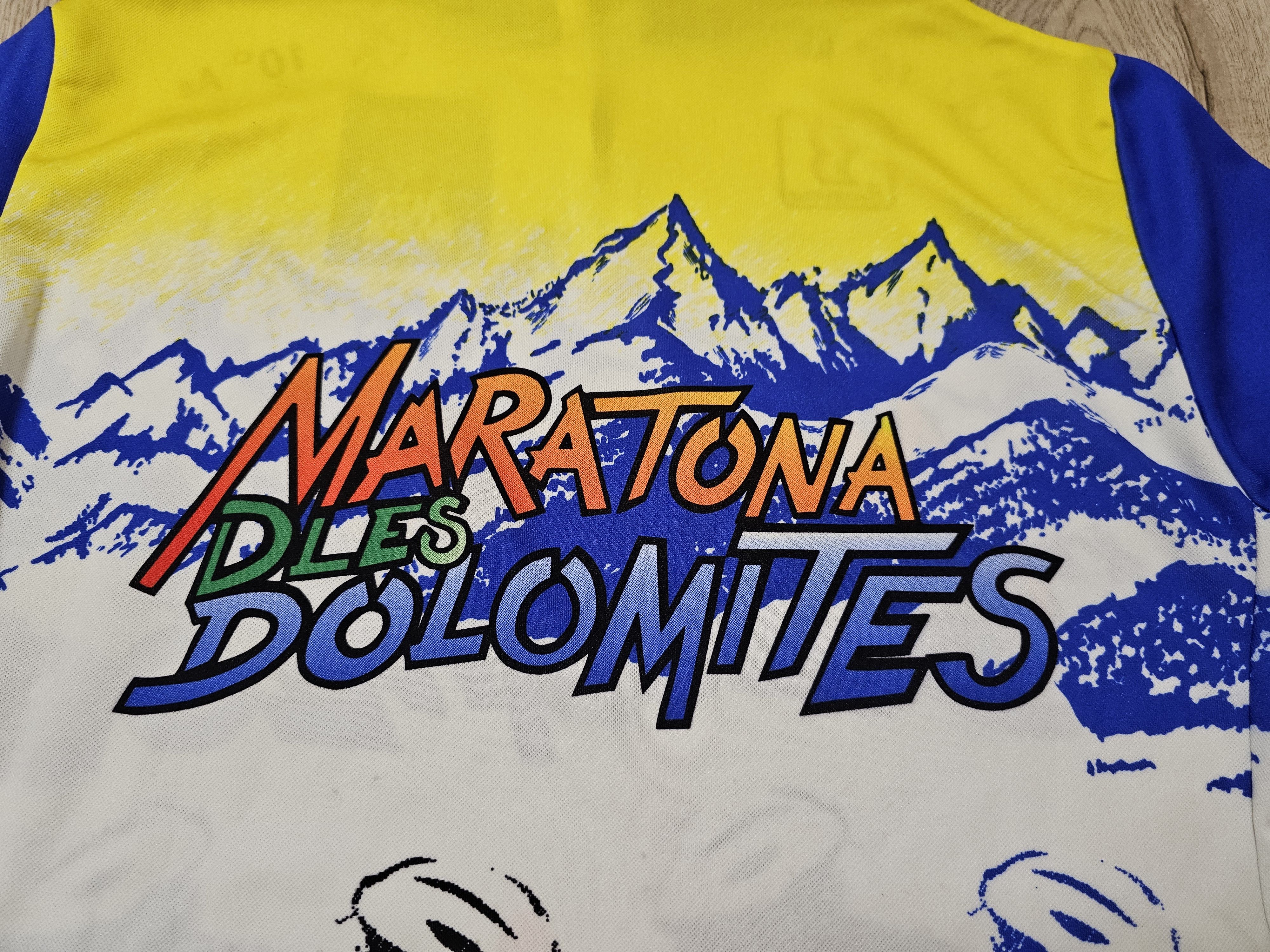 Vintage CYCLING JERSEY 90s MARATONA DLES DOLOMITES CYCLING JERSEY Size US XXL / EU 58 / 5 - 5 Thumbnail