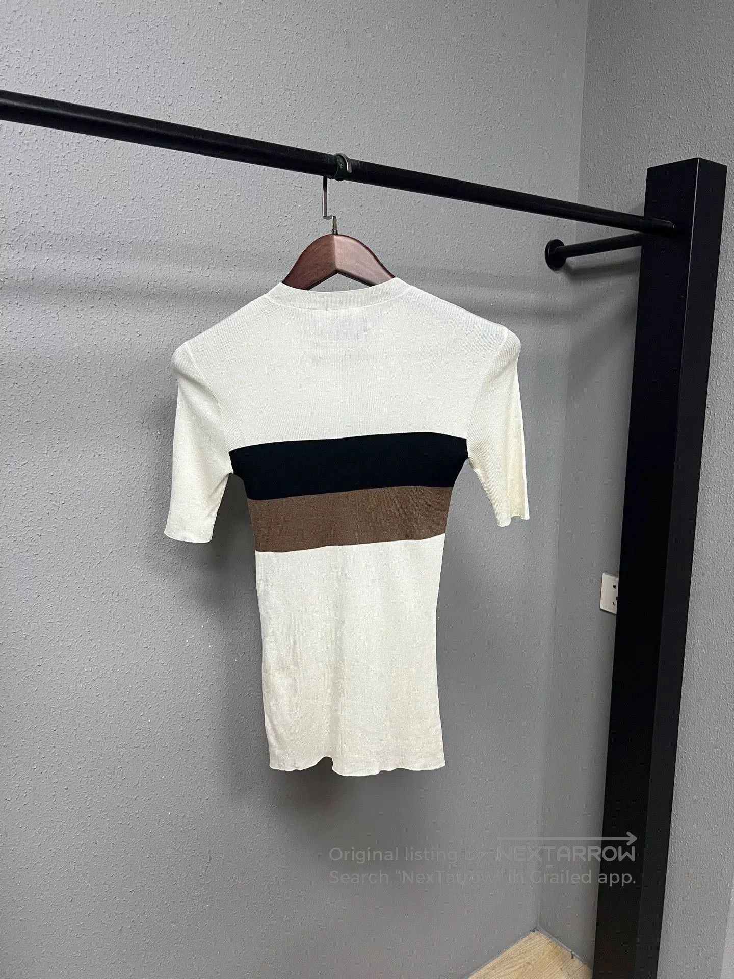 Fendi Fendi Striped Slim Short-Sleeve. Size US XS / EU 42 / 0 - 2 Thumbnail