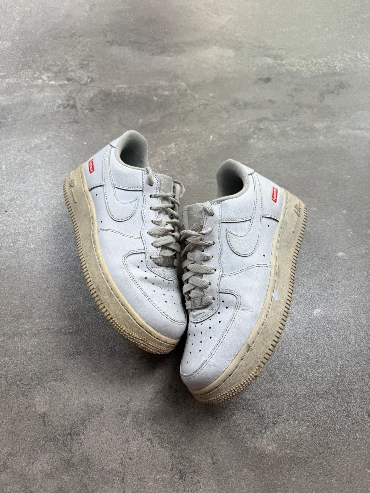 Nike Nike x Supreme Air Force 1 basket shoes sneakers street wear Size US 6.5 / IT 36.5 - 2 Thumbnail