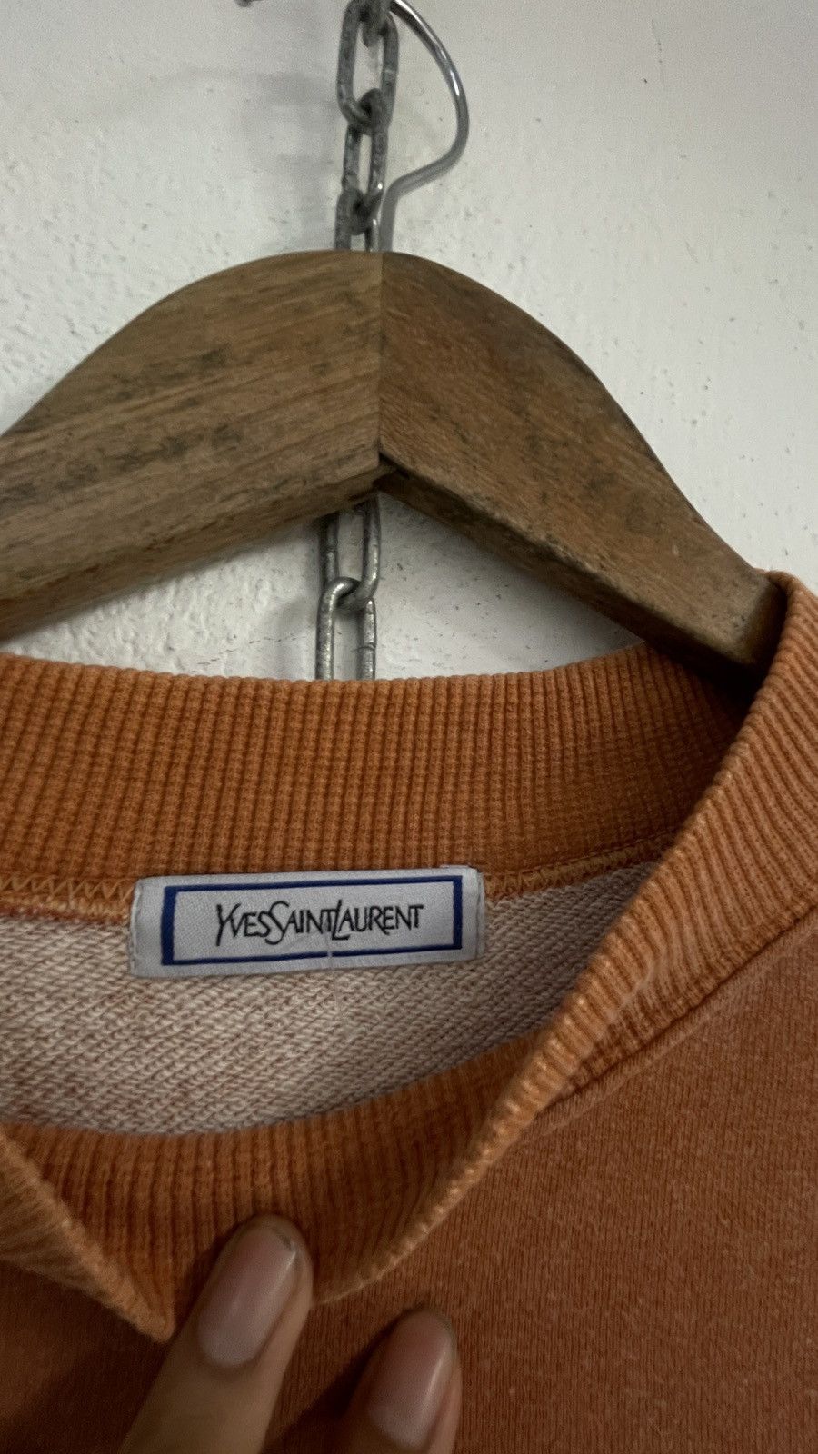 Yves Saint Laurent Vintage 90s YVES SAINT LAURENT Sweatshirt Size US L / EU 52-54 / 3 - 3 Thumbnail