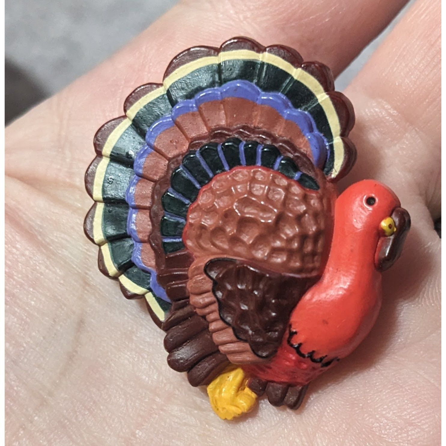 Other Vintage Thanksgiving Turkey Brooch by Hallmark Size ONE SIZE - 5 Thumbnail