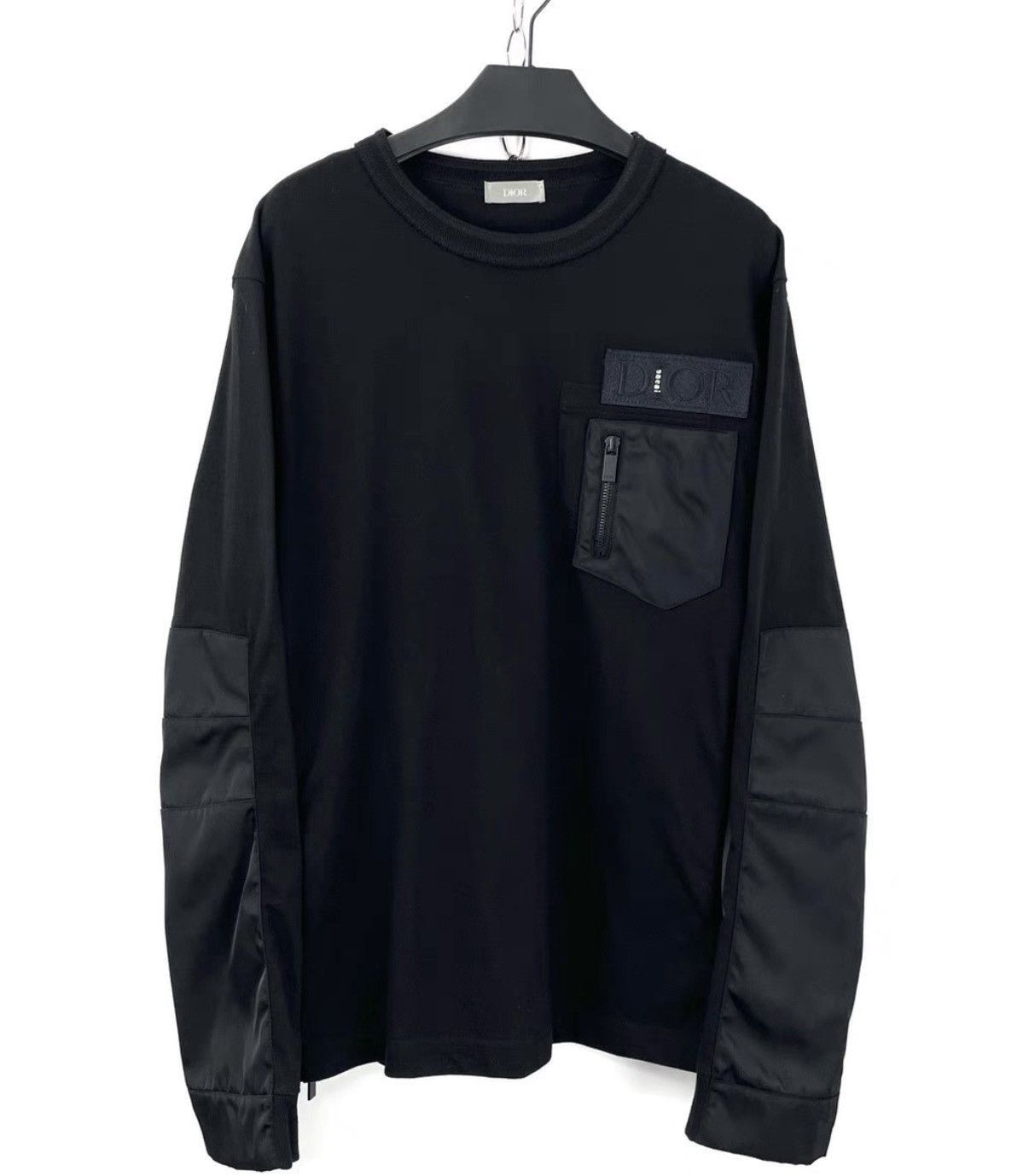 Dior Black Long Sleeve Shirt with Utility Pocket Size US XS / EU 42 / 0 - 1 Thumbnail