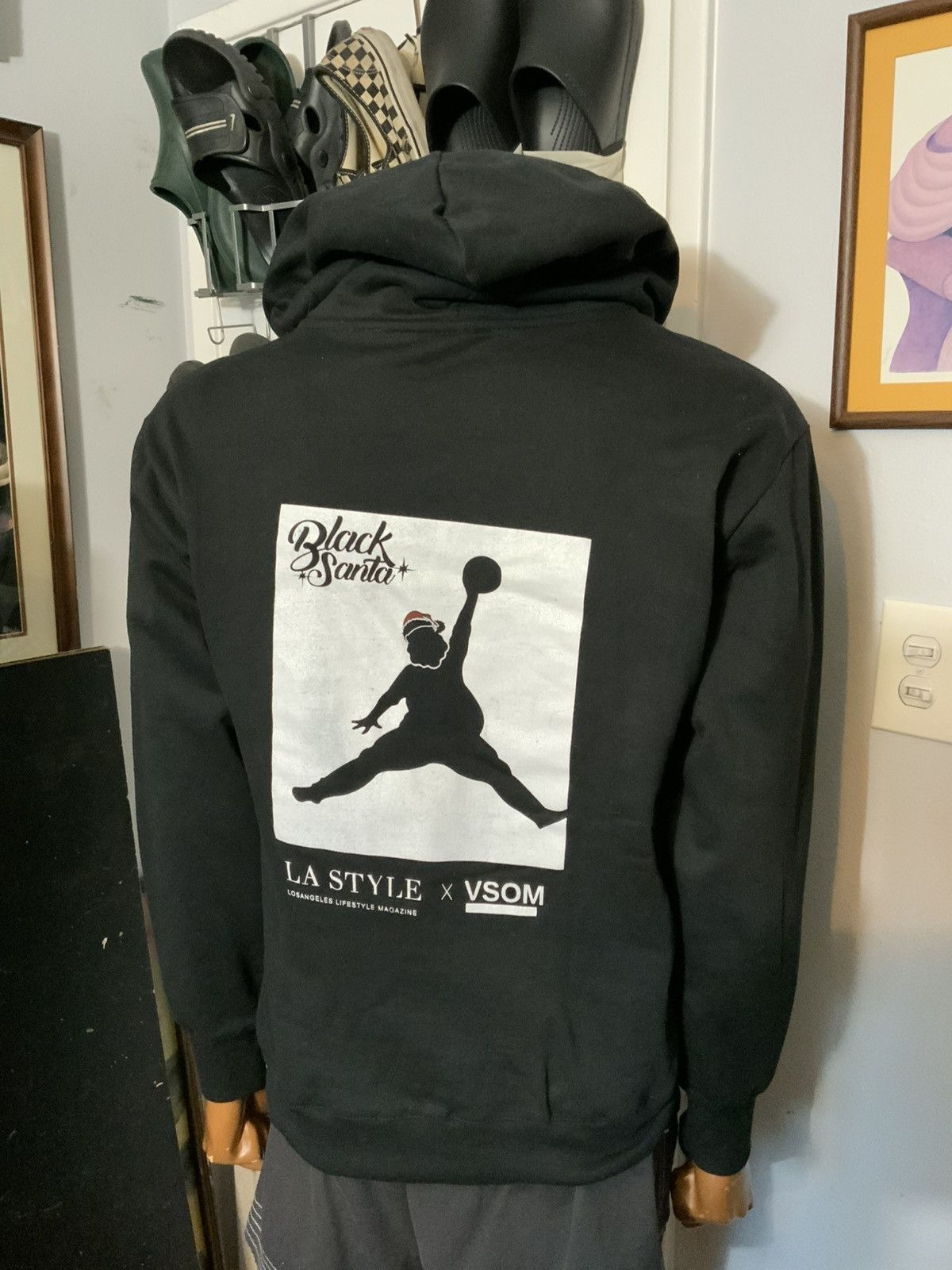 Other Baron Davis UWish Black Santa Celebrity Basketball Hoodie Size US M / EU 48-50 / 2 - 9 Thumbnail